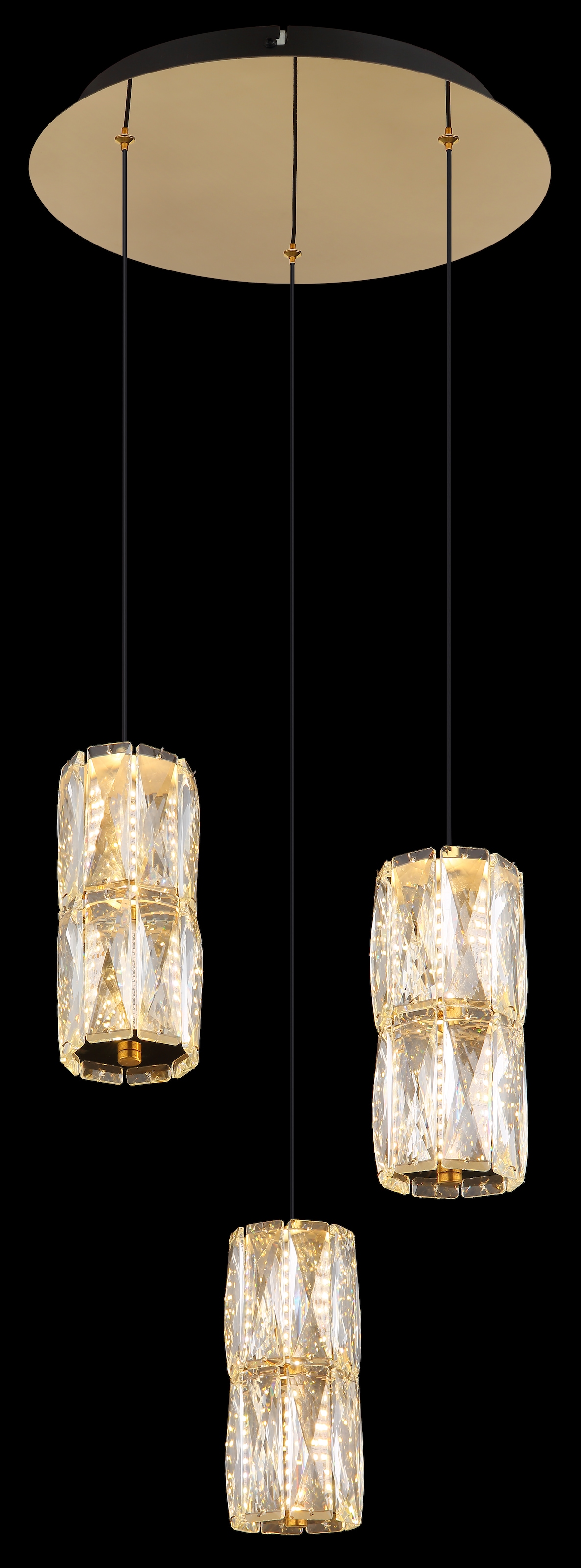 GLOBO LIGHTING LED Pendelleuchte »STEFANIE«, Leuchtmittel LED-Modul | LED fest integriert, Hängelampe/Hängeleuchte/Wohnzimmer/Esstisch/elegant