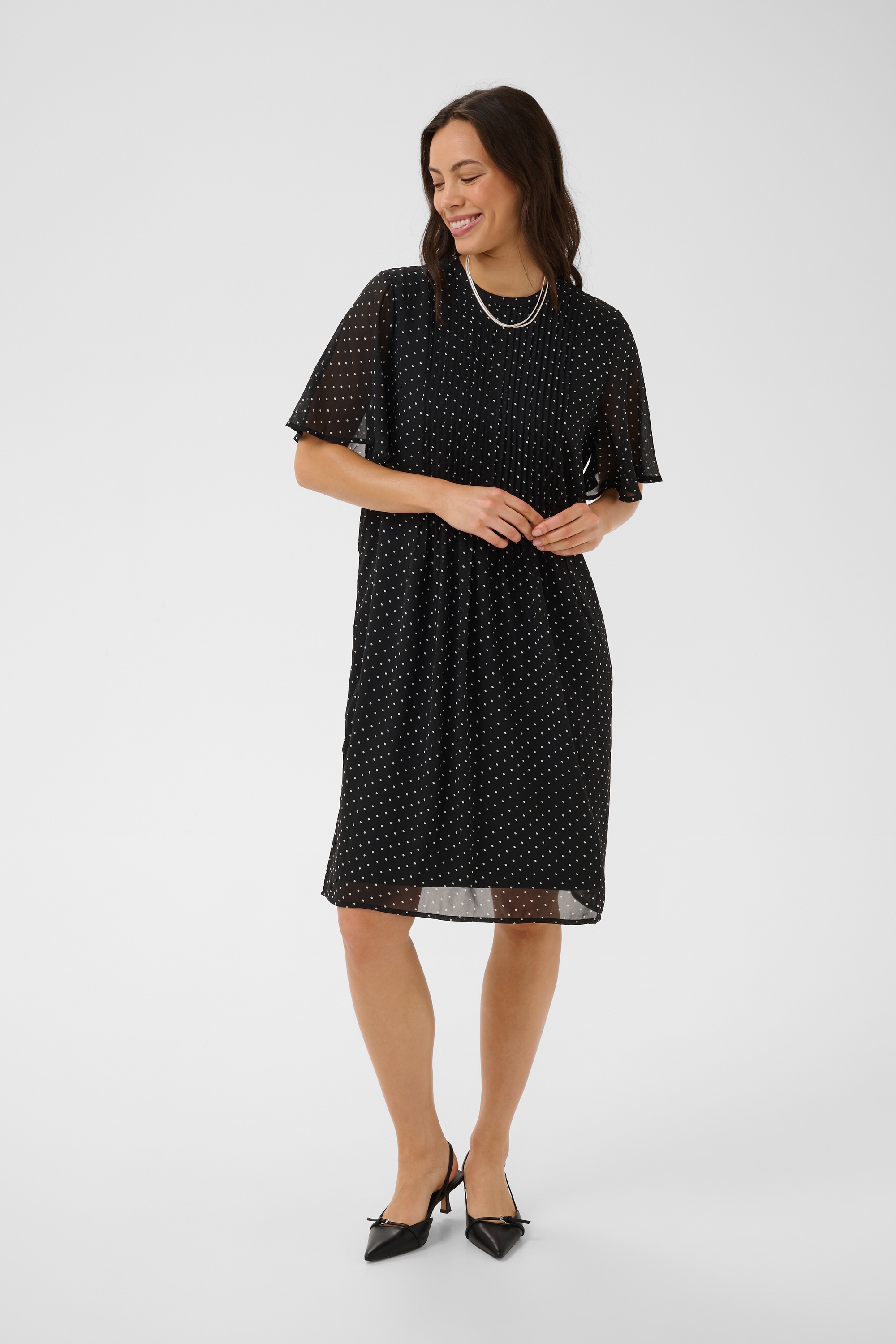 Saint Tropez Midikleid »Damen Kleid SabatinaSZ«