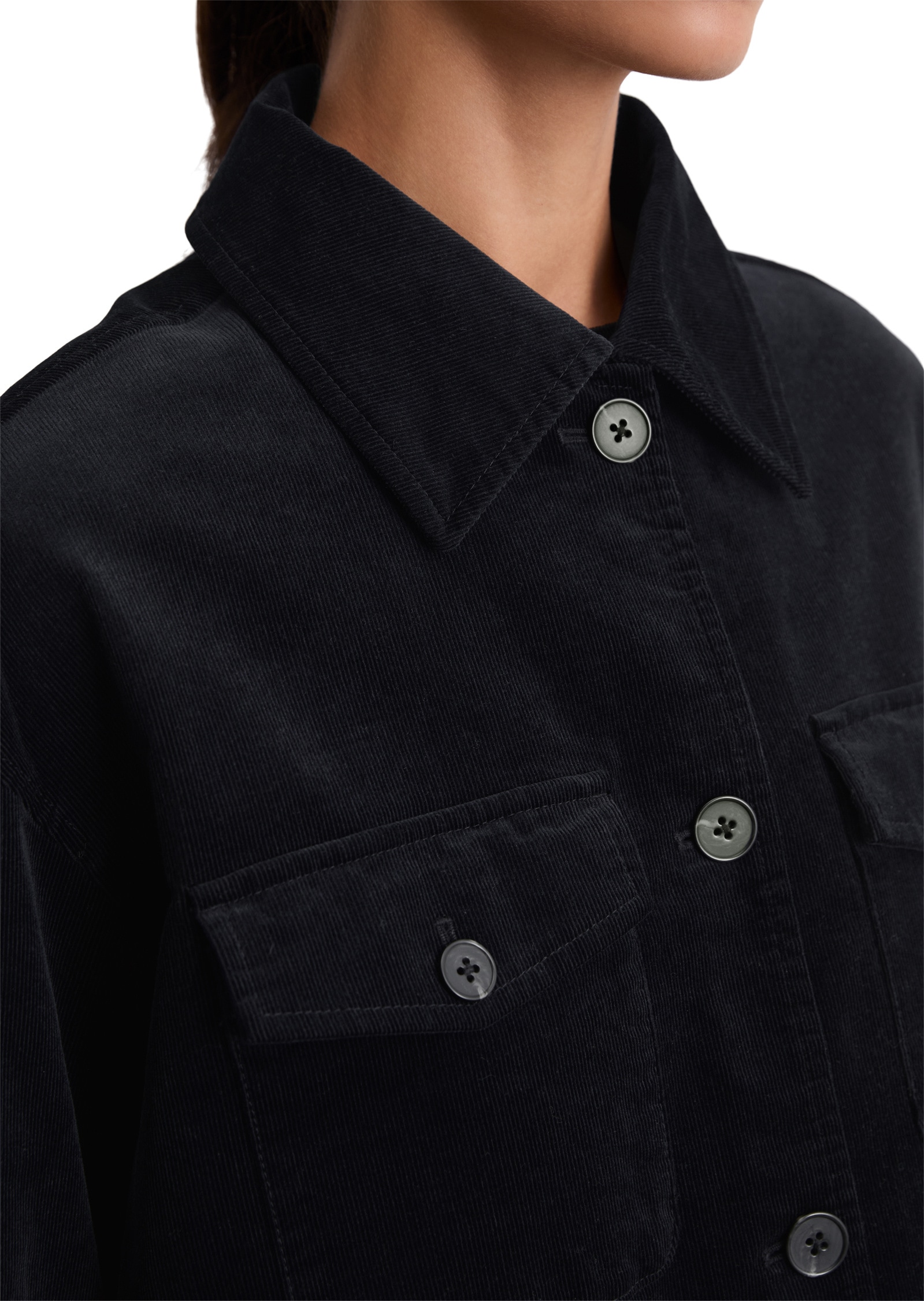 Marc O'Polo Kurzjacke »aus Baumwolle-Modal-Stretch«, ohne Kapuze