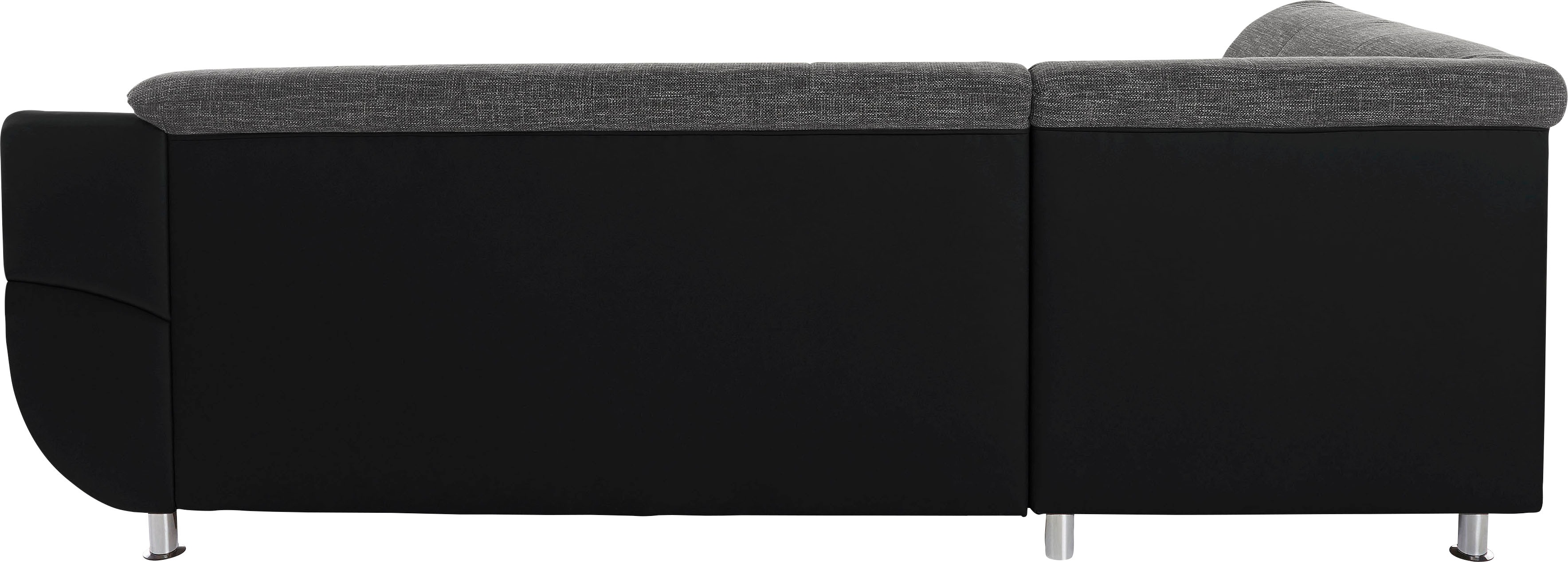 Thumbnail - TRENDMANUFAKTUR Ecksofa "Rondo 3, zeitlos und bequem, Materialmix, breite Armlehnen, L-Form" wahlweise mit Federkern für...