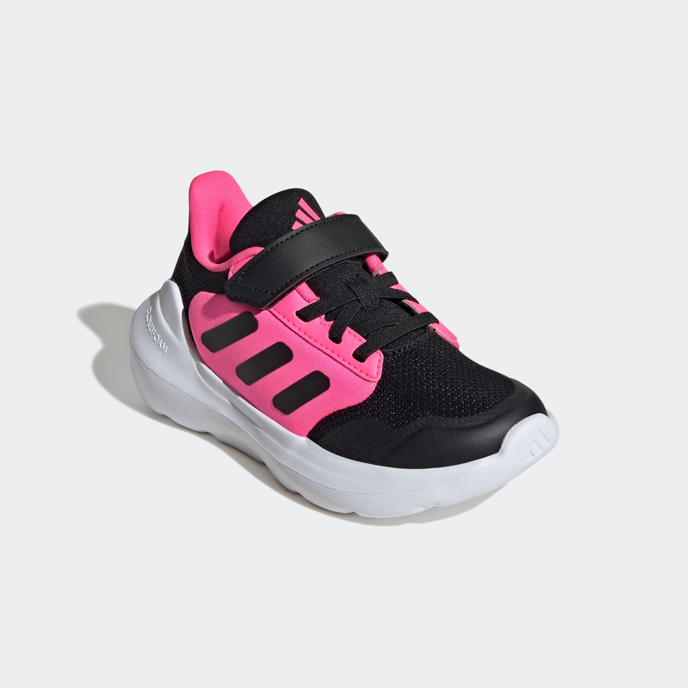 Mädchen Sneaker "TENSAUR RUN 2.0 KIDS", ADIDAS SPORTSWEAR, Gr. 34, schwarz, Synthetik, Textil, Schuhe