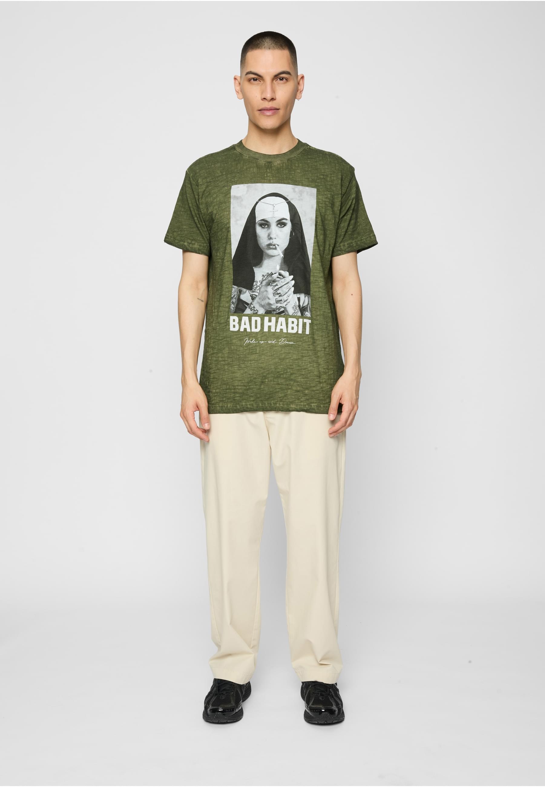 MisterTee Kurzarmshirt »MisterTee Herren Bad Habit Tee«, (1 tlg.)