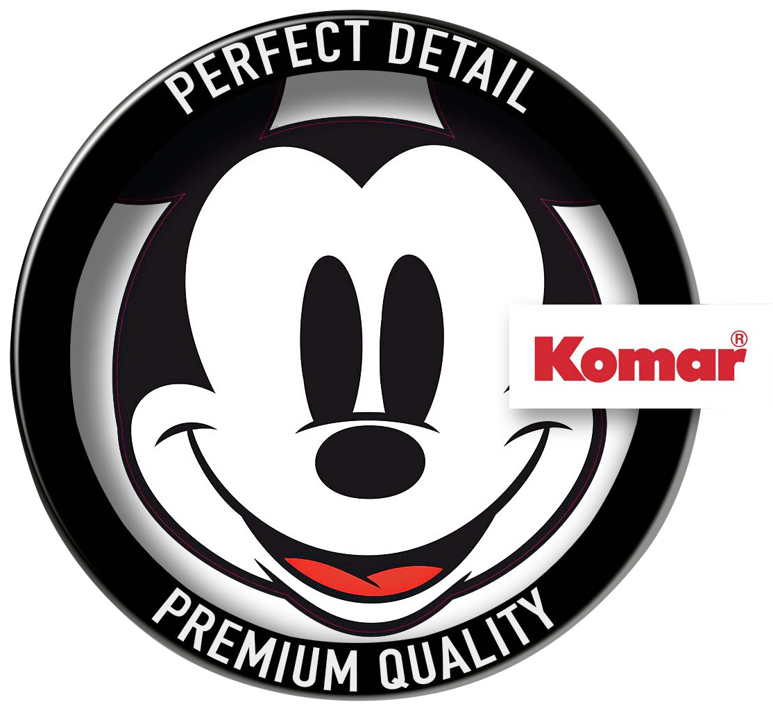 Komar Vliestapete »Selbstklebende Vlies  - Mickey Smile XXL - Größe 127 x 200 cm«, bedruckt, Kinderzimmer