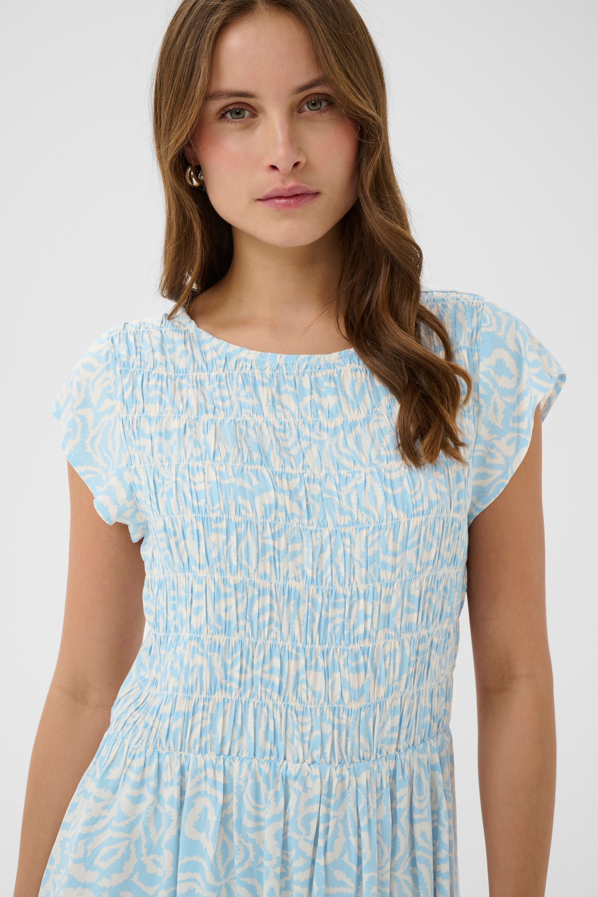 Saint Tropez Midikleid »Damen Kleid GislaSZ«