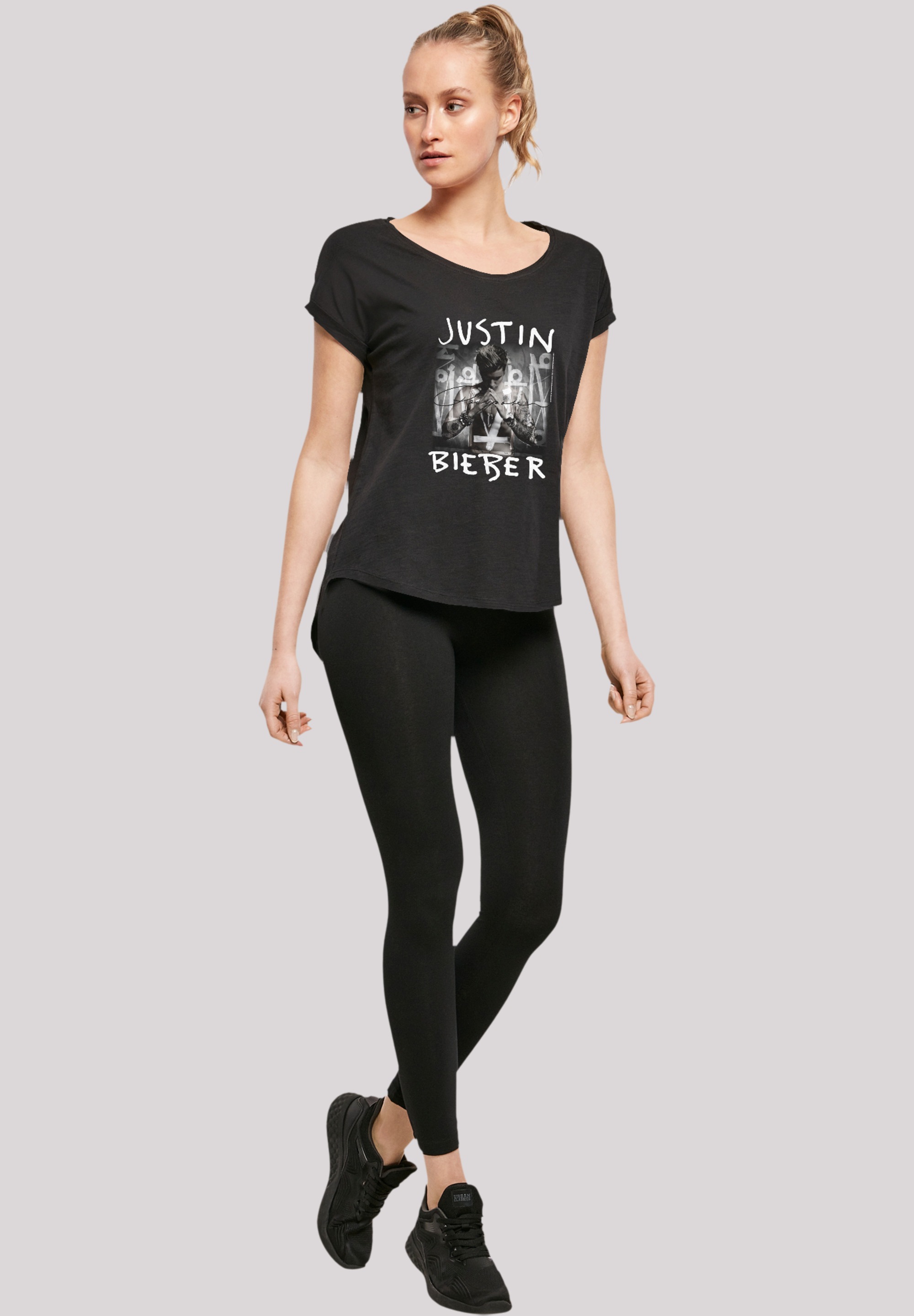 F4NT4STIC T-Shirt »Justin Bieber Purpose Album Cover«, Premium Qualität, Musik, By Rock Off