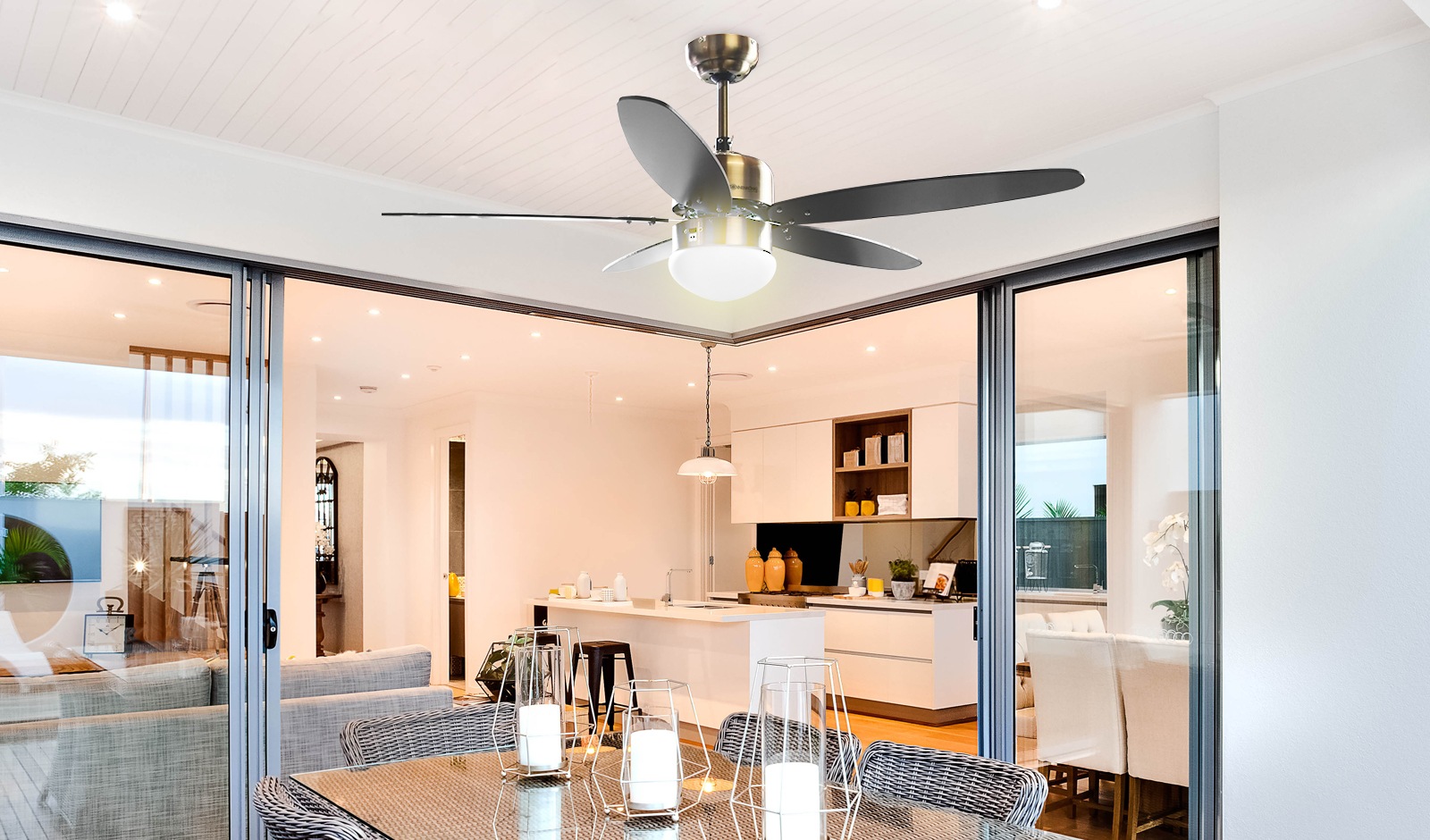 Sonnenkönig Deckenventilator "Catania, Leistung 70W, laufruhig, Fernbedienu günstig online kaufen