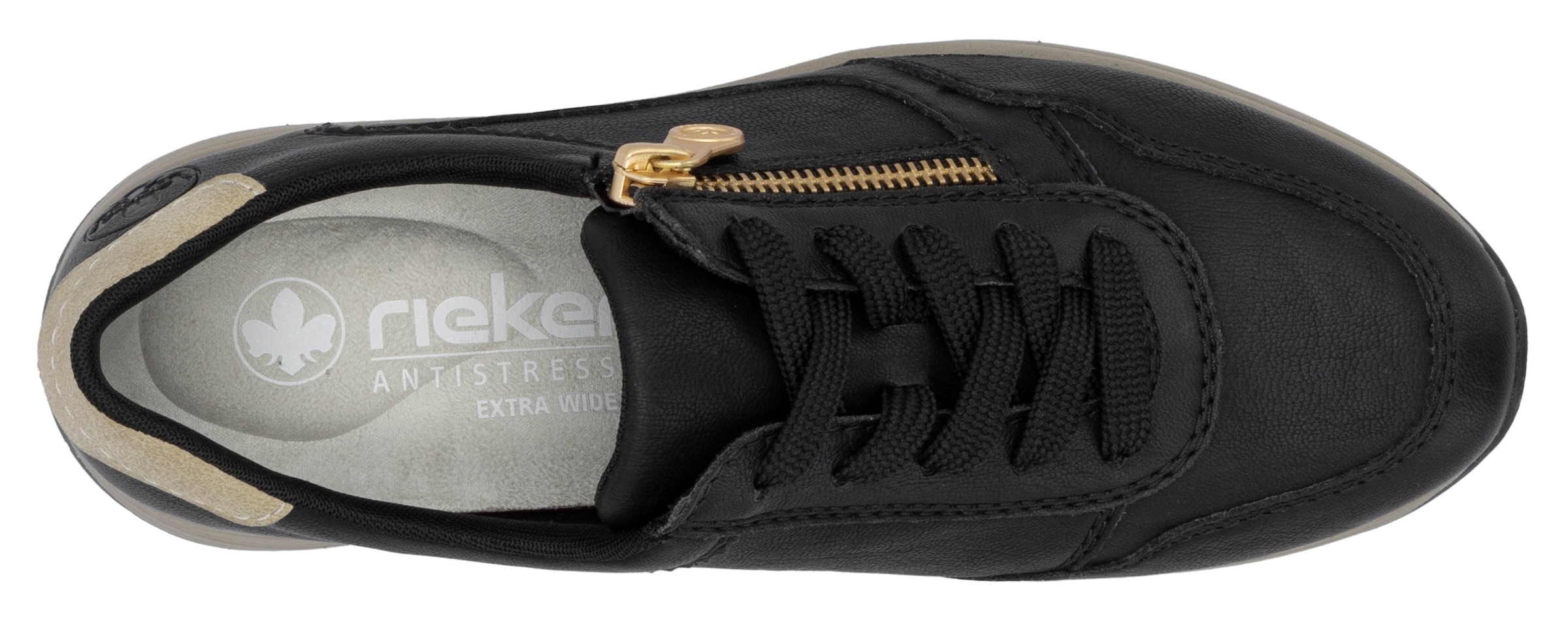 Rieker Keilsneaker, Halbschuh, Schnürschuh, Freizeitschuh mit Soft-Einlage