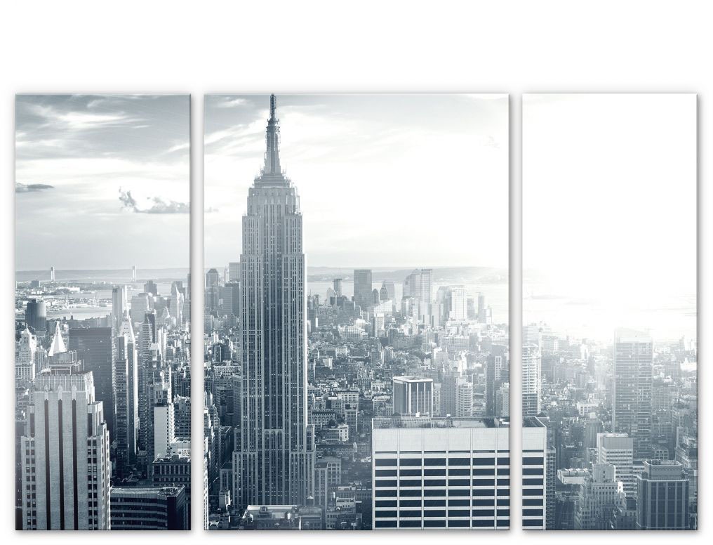 Wall-Art Mehrteilige Bilder »Empire State Building (3-teilig)«, (Set, 3 St.)  kaufen | BAUR