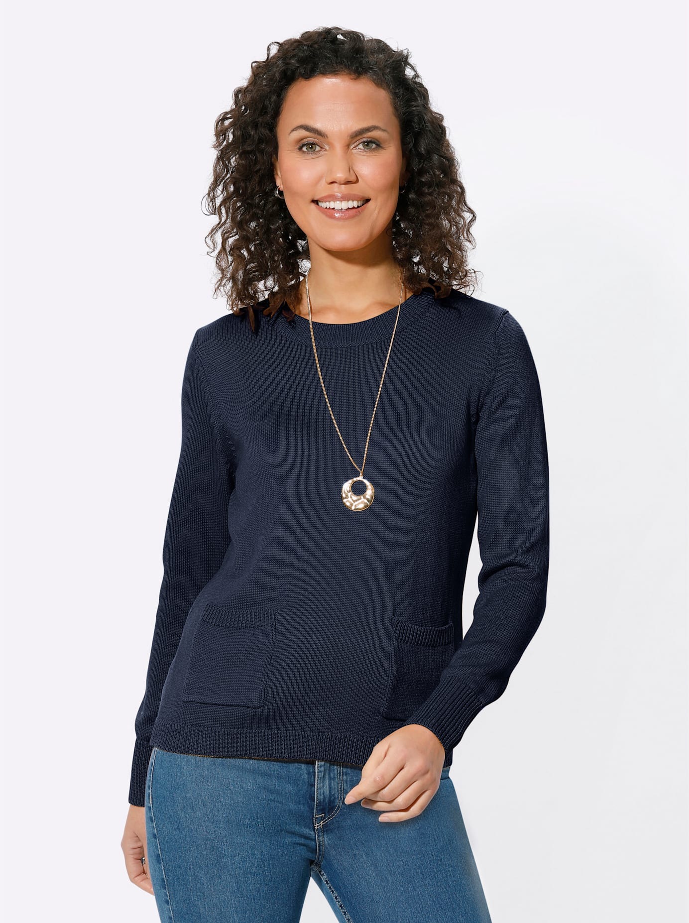Casual Looks Rundhalspullover »Pullover«