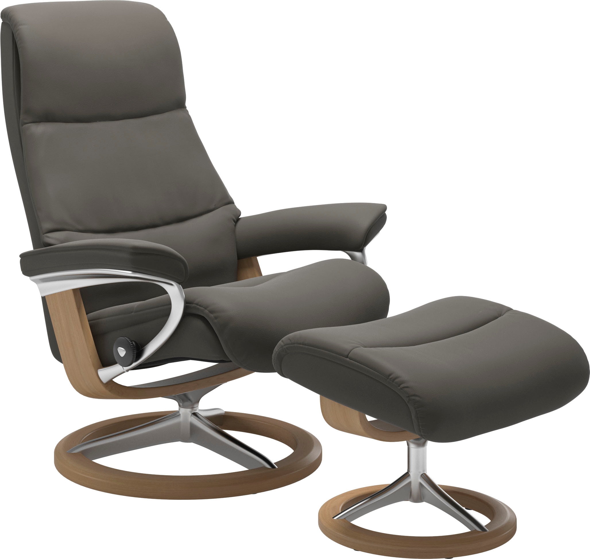 Stressless "View" mit Signature Base, Größe L,Gestell Eiche günstig online kaufen
