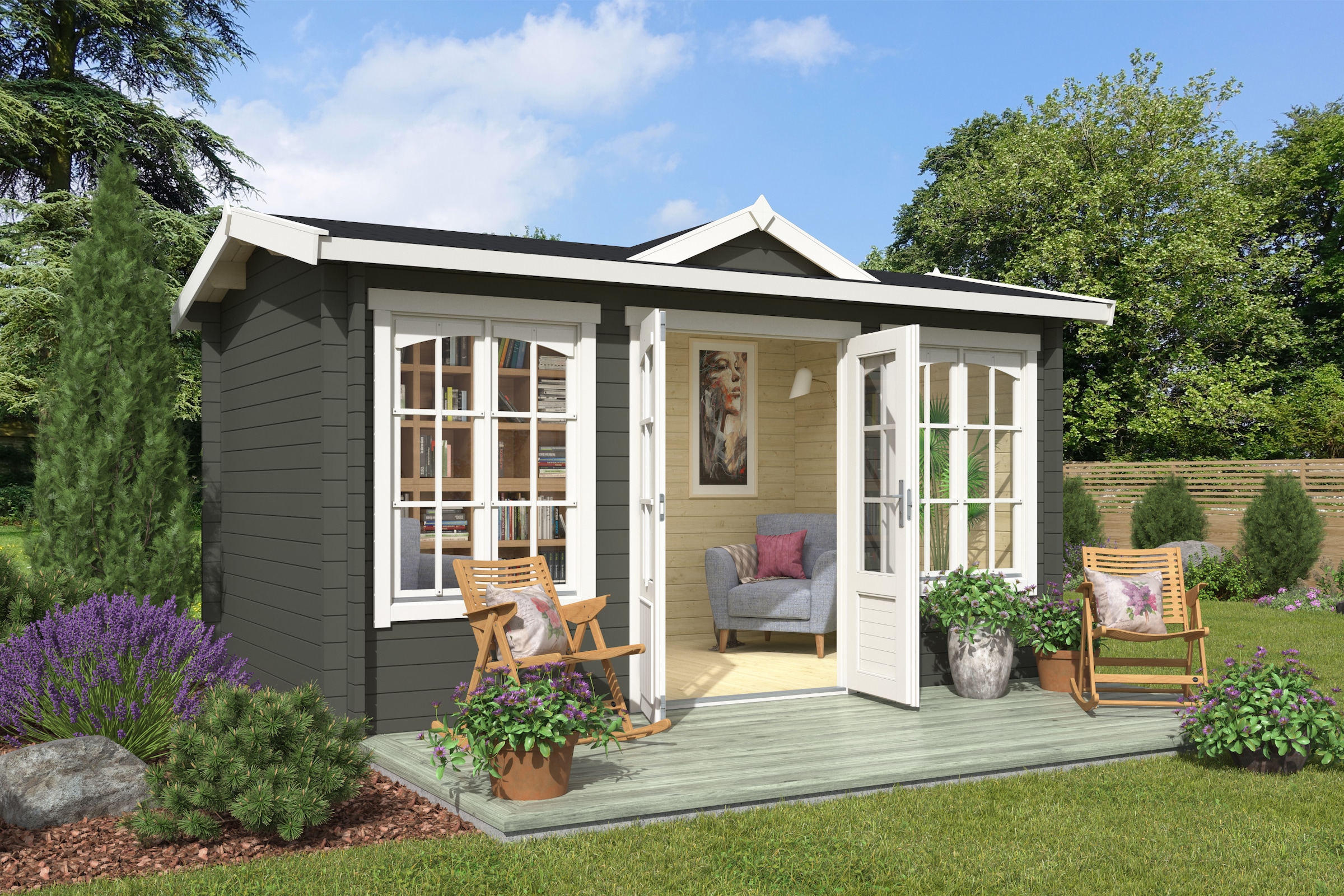 Nordic Holz Gartenhaus "KENSINGTON" günstig online kaufen