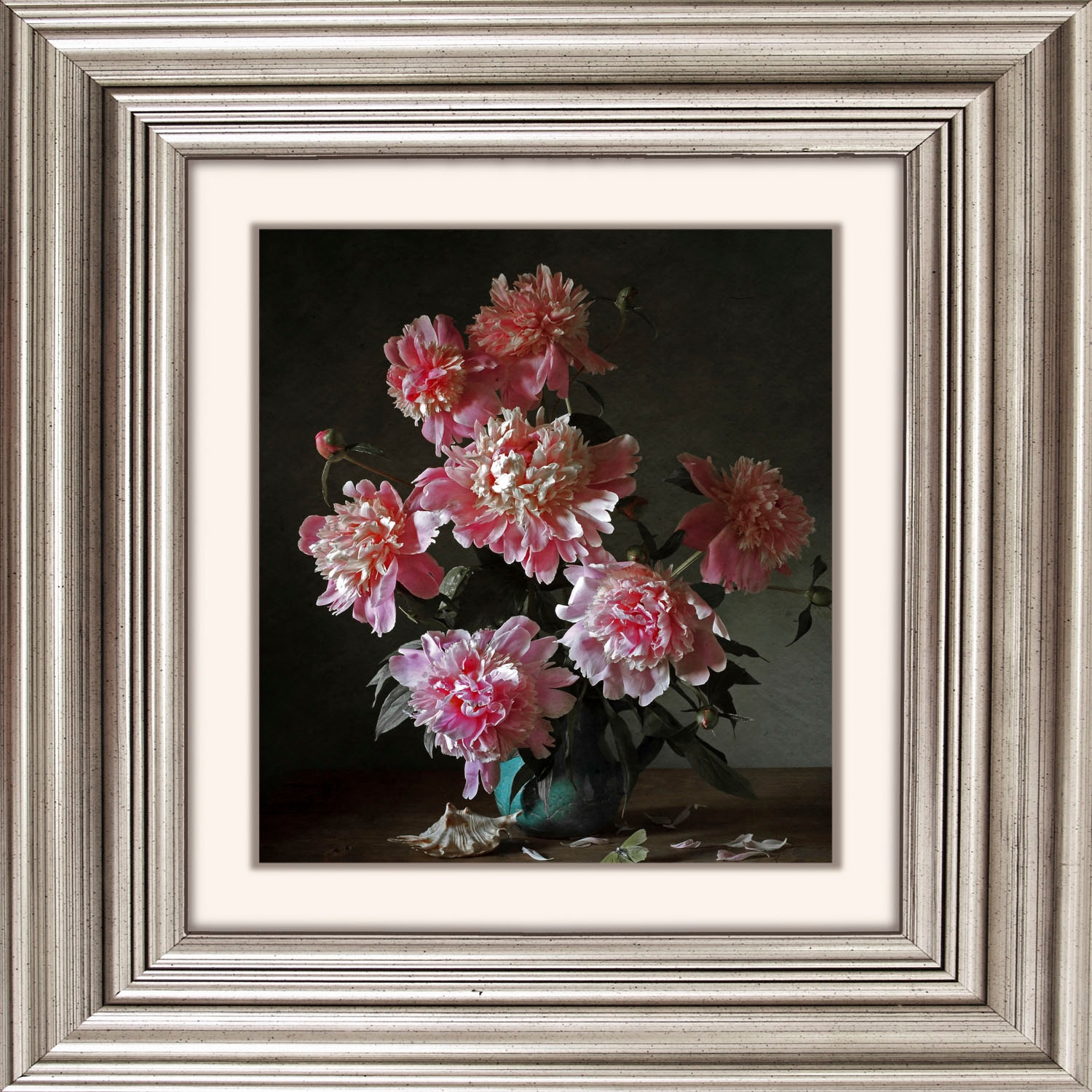 queence Acrylglasbild "Blumen" Blumen Blumenbilder Gemälde Kunst Pflanzen Pflanzenbilder Fine Art-Print in Galeriequalität