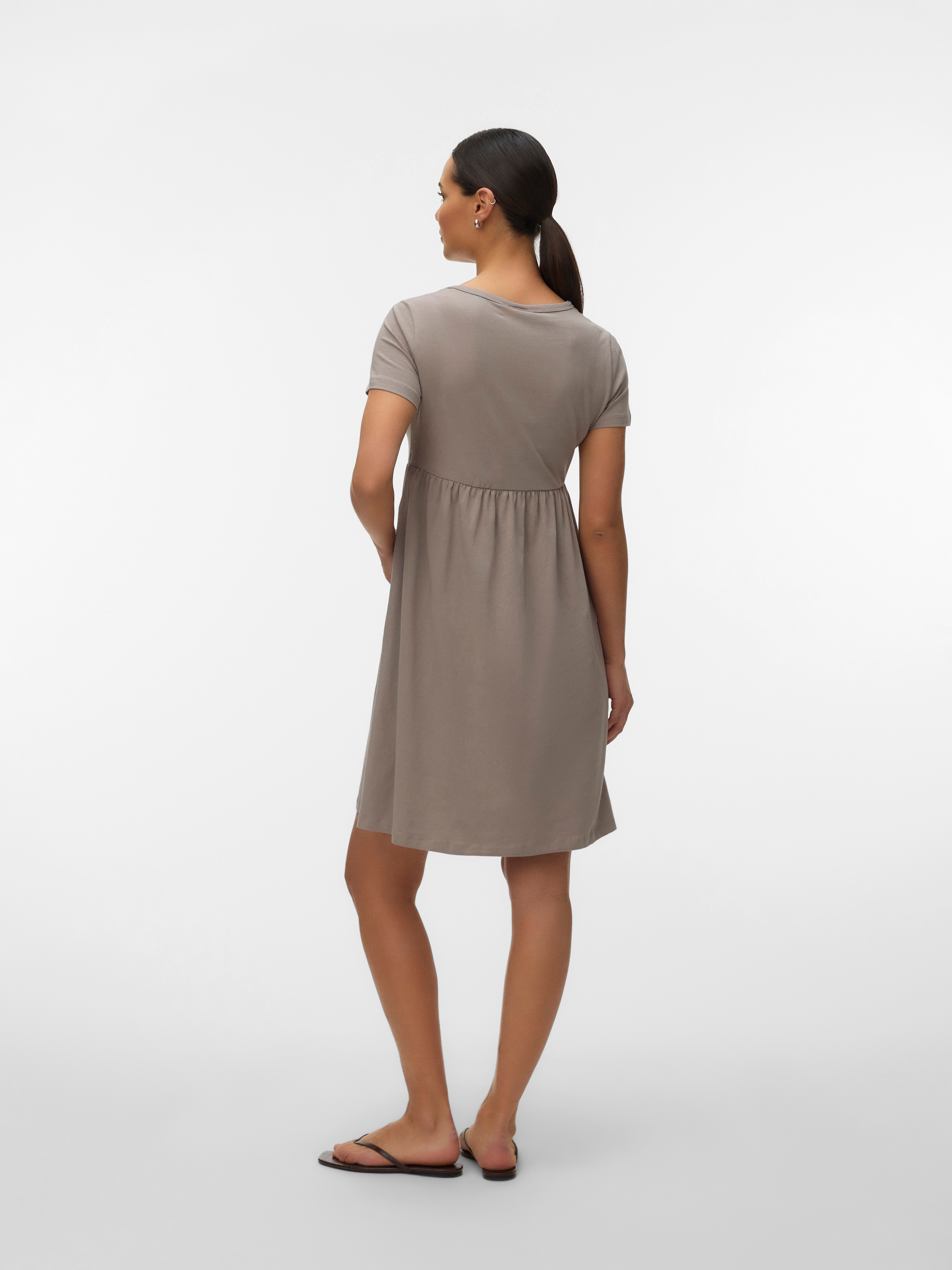 Mamalicious Jerseykleid »MLMIA SS JRS ABK SKATER DRESS NOOS« Baumwollmischung, regular fit