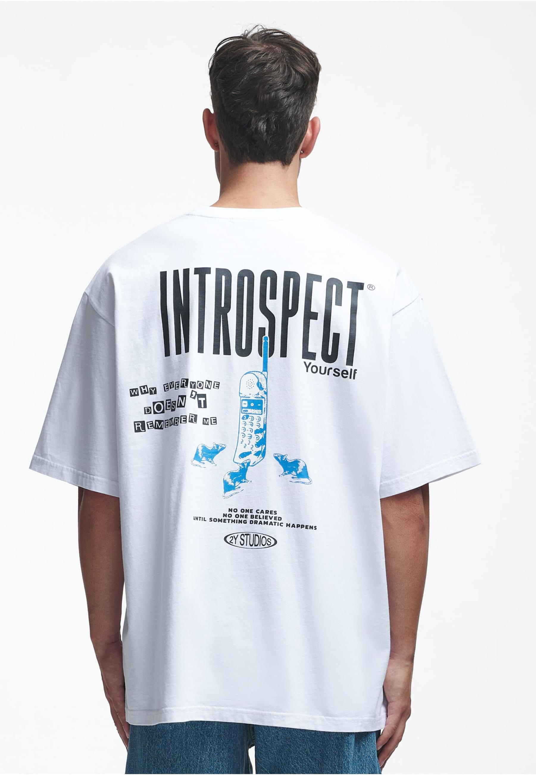 2Y Studios T-Shirt »2Y Studios Herren 2Y Introspect Oversize Tee«, (1 tlg.)