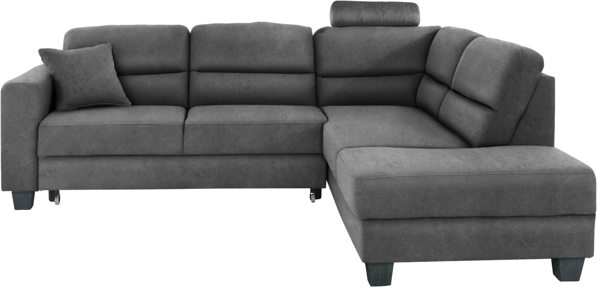 TRENDMANUFAKTUR Ecksofa »Chamber, zeitlos und modern, hoher Sitzkomfort, L-Form«, wahlweise mit Schlaffunktion