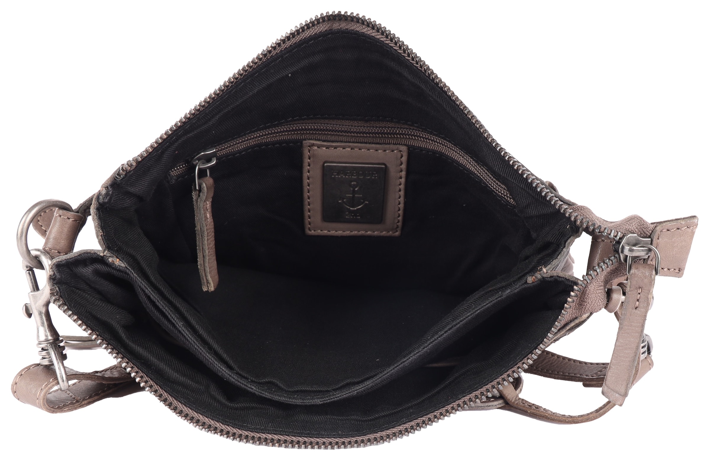 HARBOUR 2nd Handtasche »Zora2«, Umhängetasche Handtasche Schultertasche mit Anker Anhänger