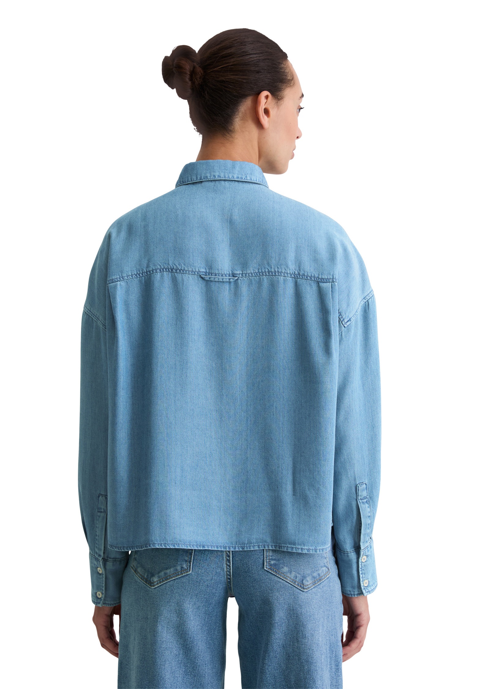 Thumbnail - Marc OPolo Langarmbluse "aus TENCEL™ Lyocell"