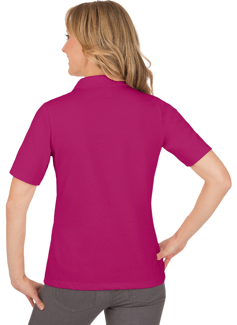 Trigema Poloshirt »TRIGEMA Poloshirt aus Baumwolle mit Kristallsteinen«, (1 tlg.)