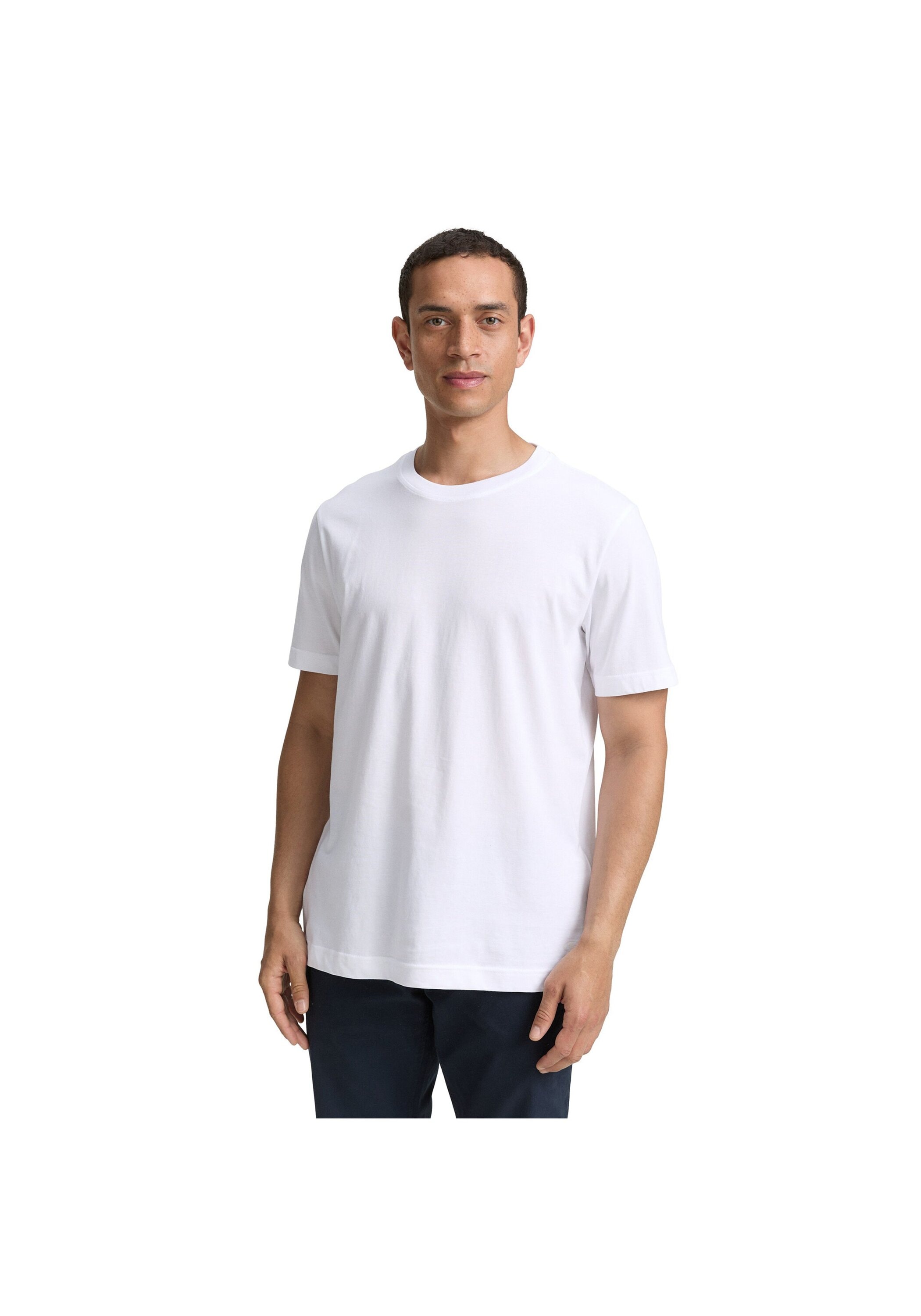 TOM TAILOR T-Shirt »T-Shirt Double Pack Crew Neck Tee 2er Pack« 2