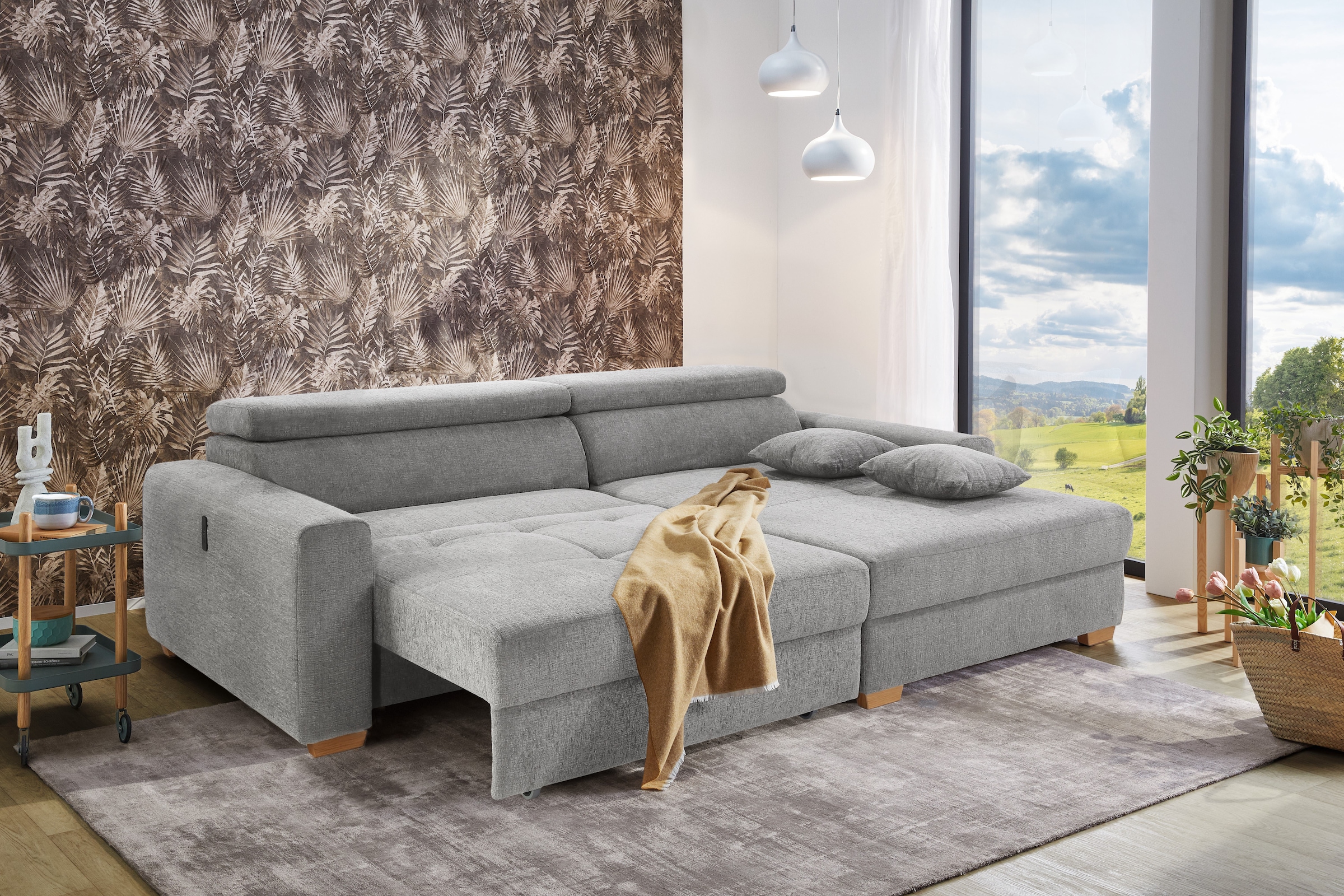 Jockenhöfer Gruppe Ecksofa "Slider, L-Form, 140kg Belastbarkeit je Sitzplat günstig online kaufen