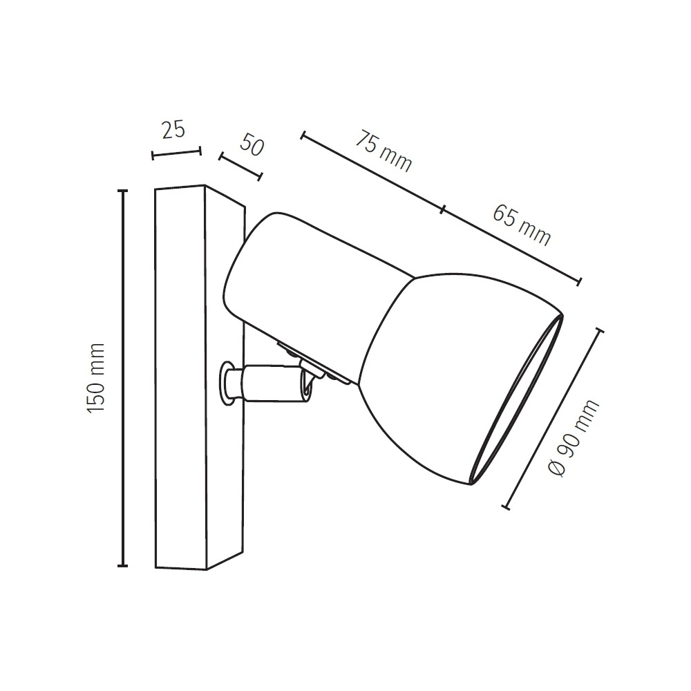 SPOT flammig-flammig, Eichenholz, 1 aus Light | aus BAUR Schirm Metall Nachhaltig, Wandleuchte »SVENDA«, Naturprodukt