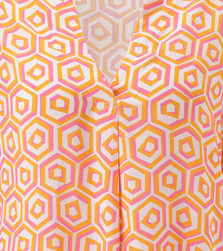 Aniston SELECTED Schlupfbluse mit angesagter geometrischer Wabenmusterung -NEUE KOLLEKTION