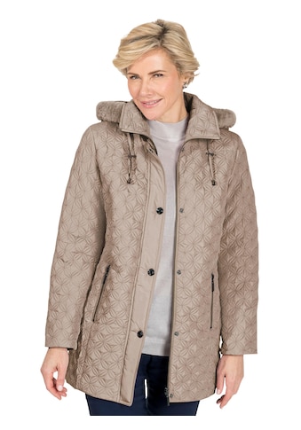 Steppjacke, mit Kapuze