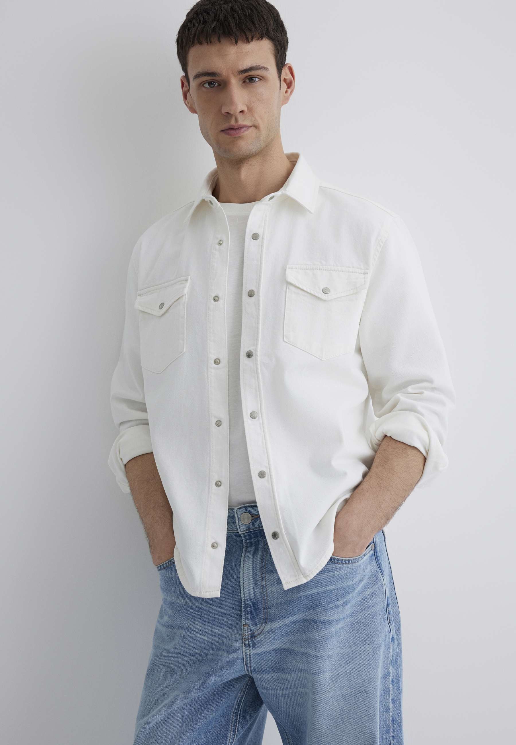 Mavi Jeanshemd »TED«, Classic Denim Shirt