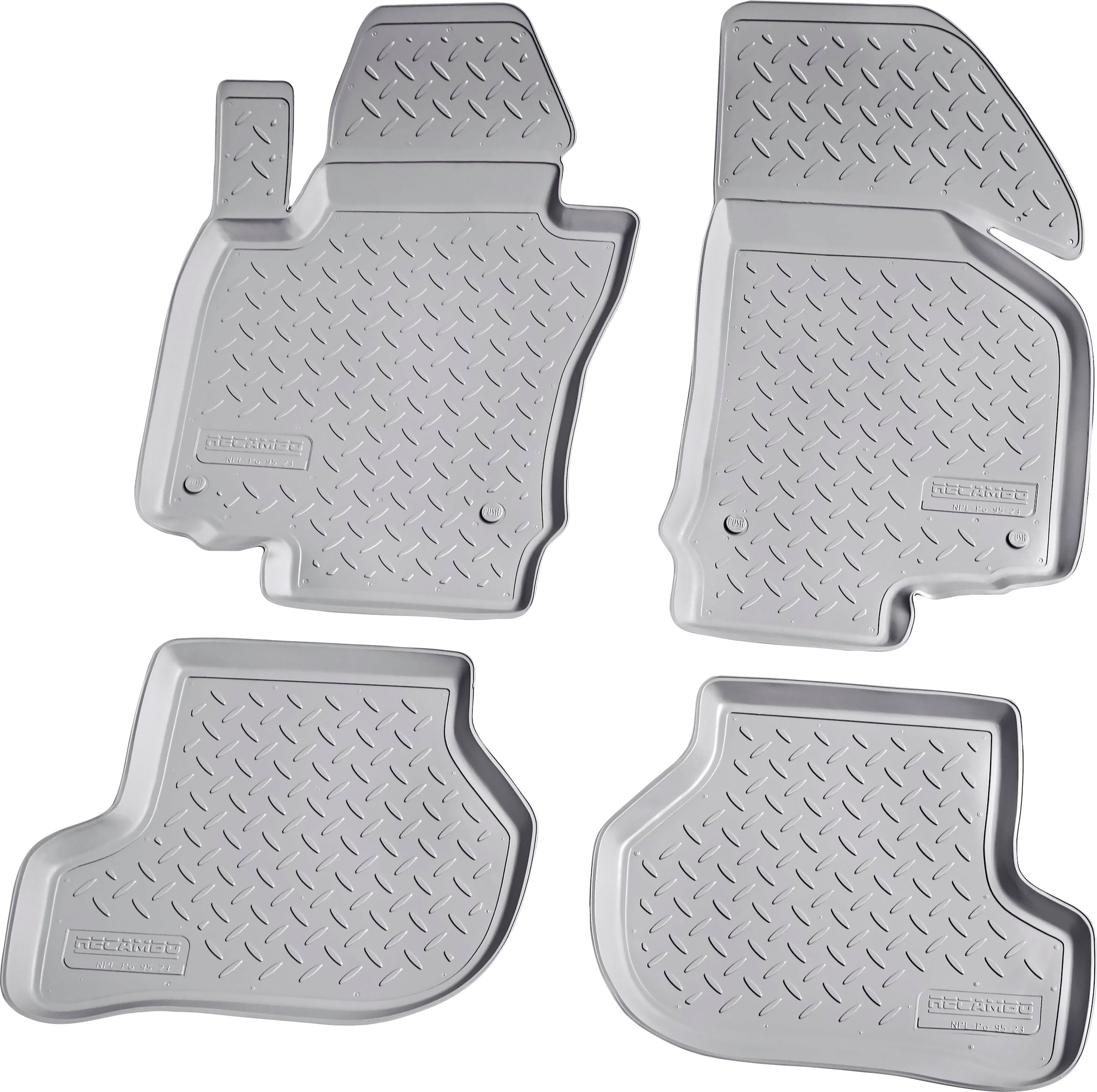 RECAMBO Passform-Fußmatten »CustomComforts«, Seat, perfekte St.), auf 2015, | BAUR (Set, 4 - Raten Passform XL 2004 Altea Altea