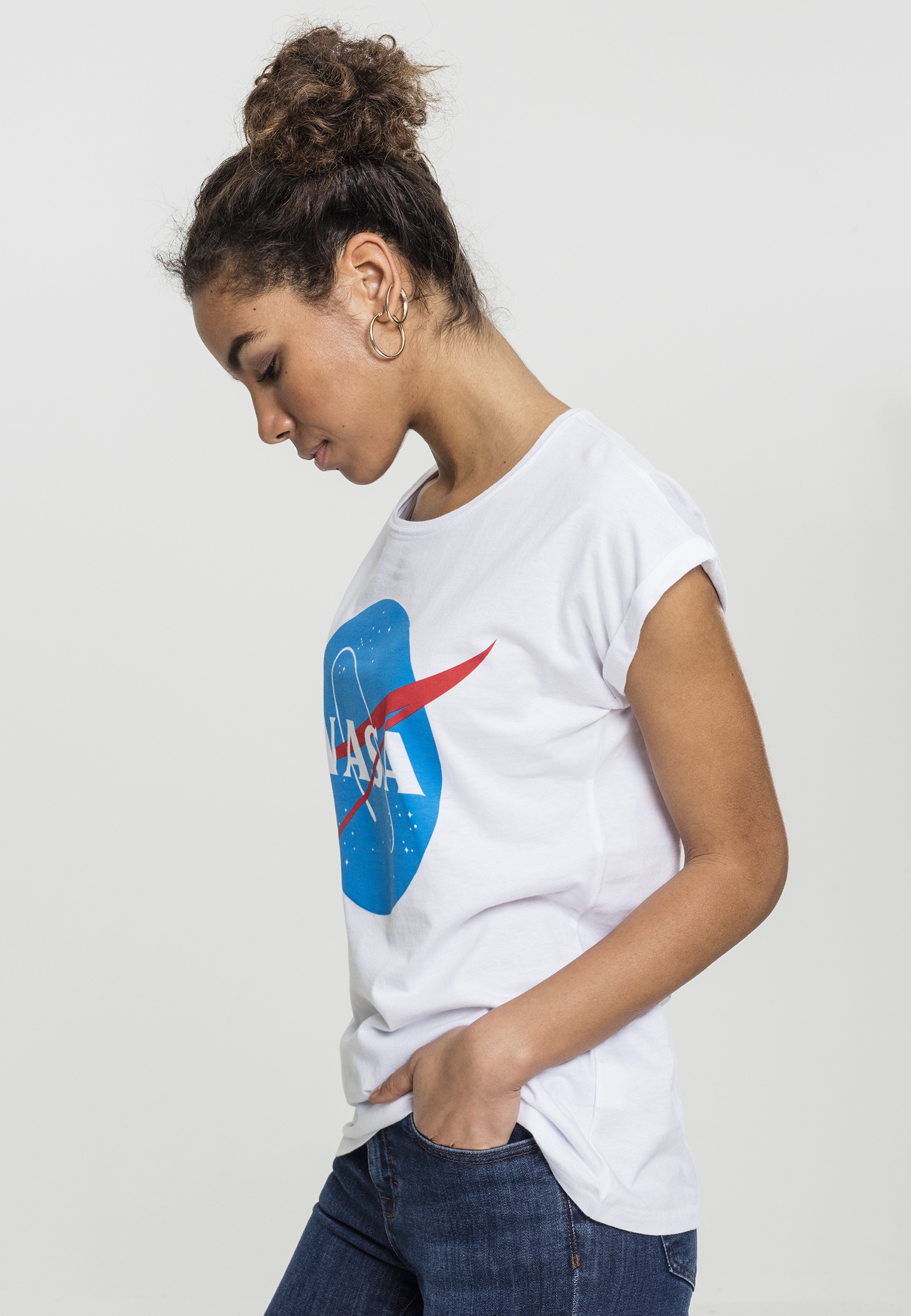 MisterTee T-Shirt »Damen Ladies NASA Insignia Tee«, (1 tlg.) für bestellen  | BAUR