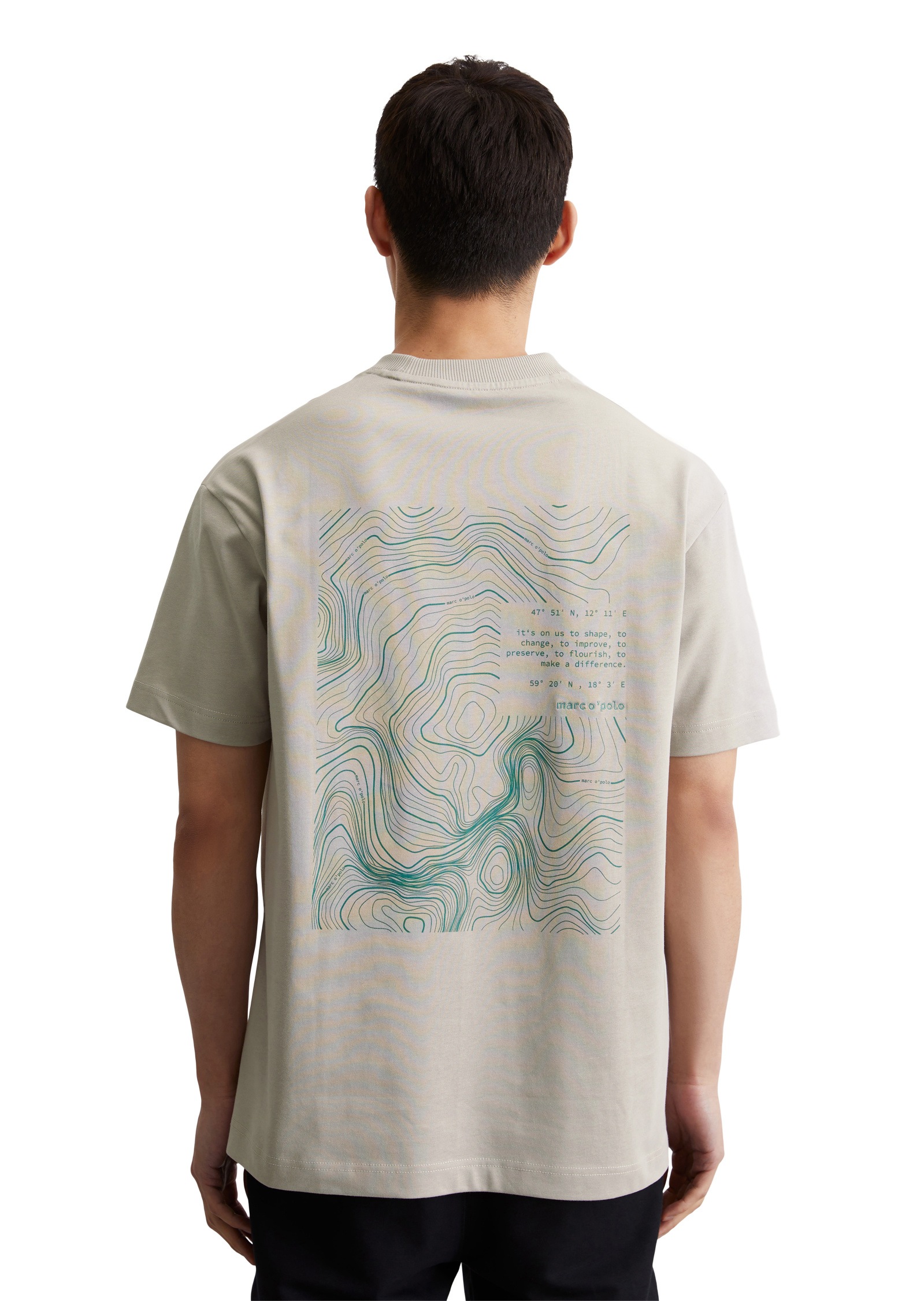 Marc O'Polo T-Shirt »mit Rückenprint«