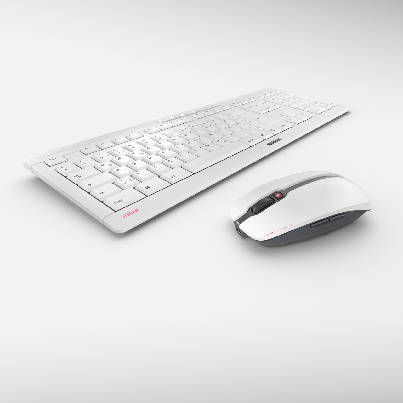 Cherry Tastatur- und Maus-Set »STREAM DESKTOP RECHARGE«, (Set)