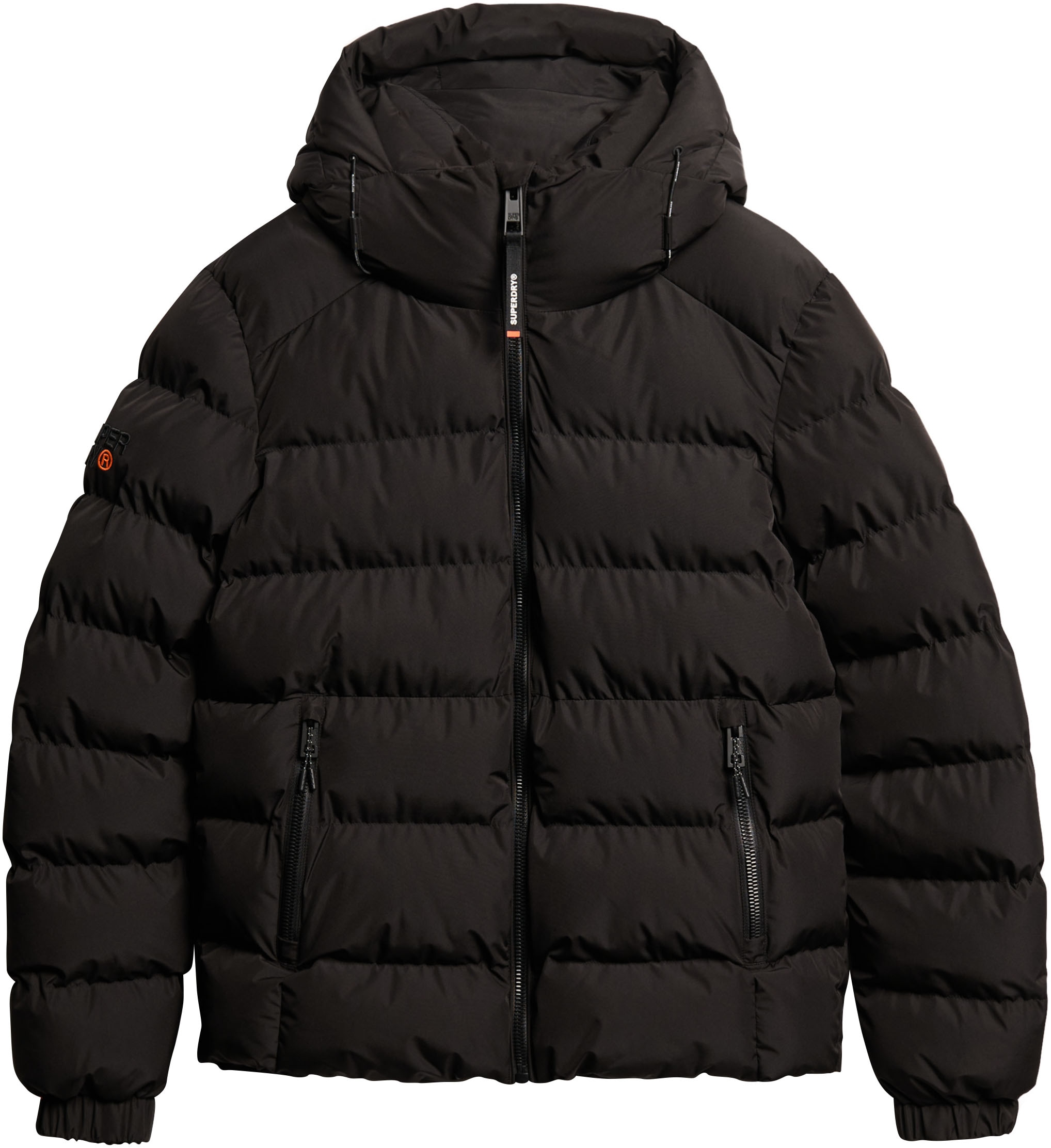 Superdry Steppjacke »HOODED SPORTS PUFFER JACKET«, mit Kapuze