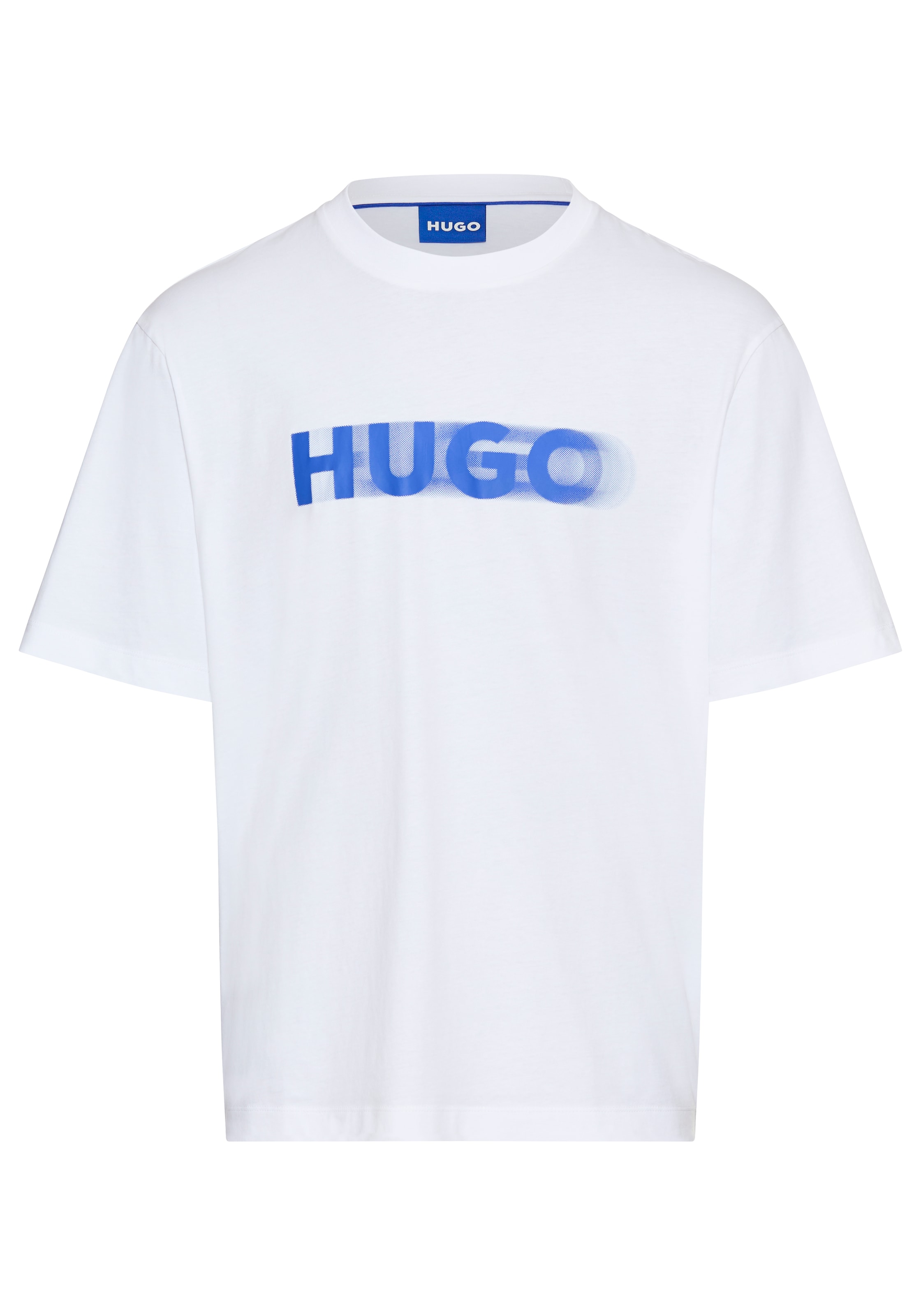HUGO Blue T-Shirt »Nalax«, mit Logo-Druck