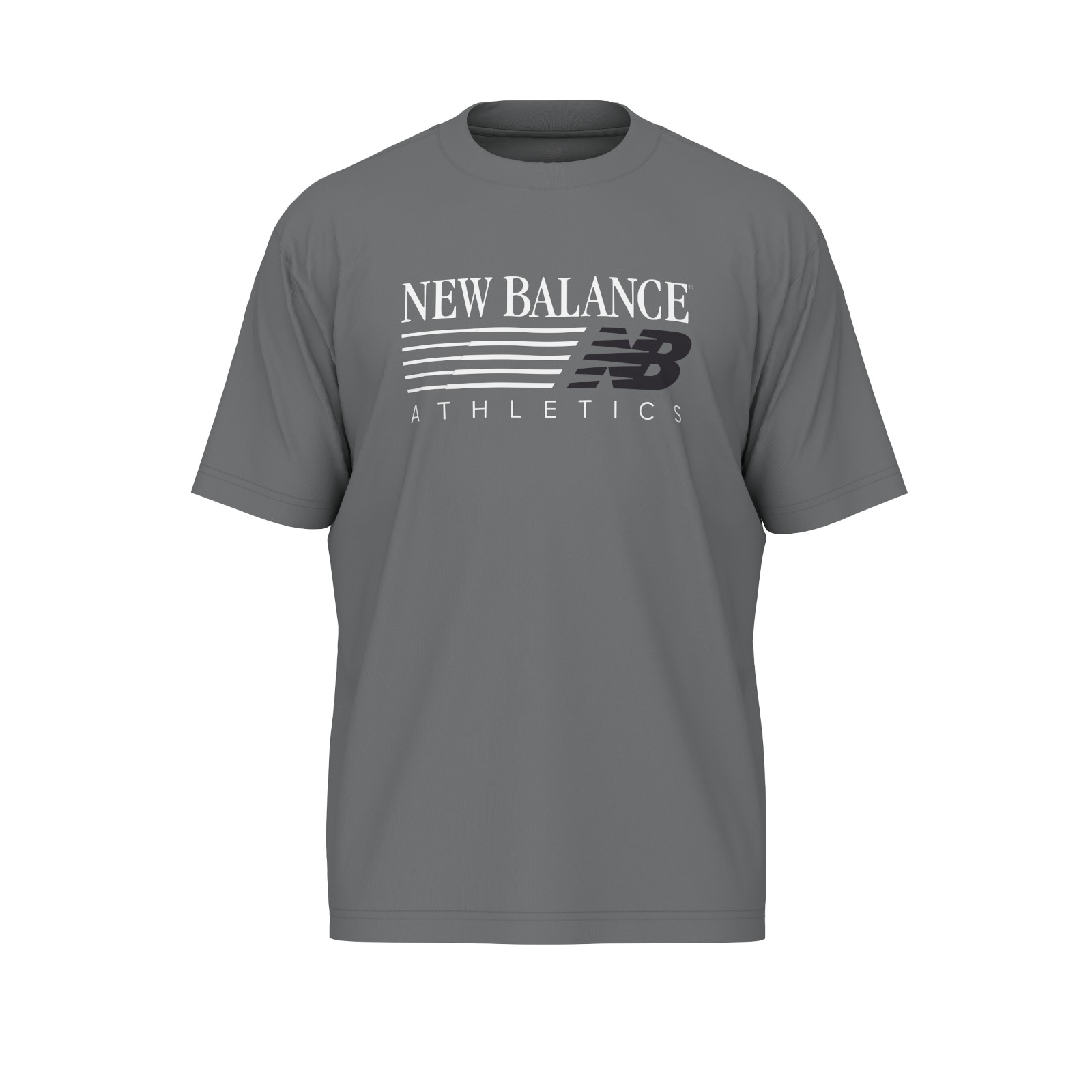 New Balance T-Shirt »REIMAGINED  GRAPHIC T-SHIRT« sportlicher Stil, T-Shirt-Schnitt, für Sportmode, aus Baumwolle