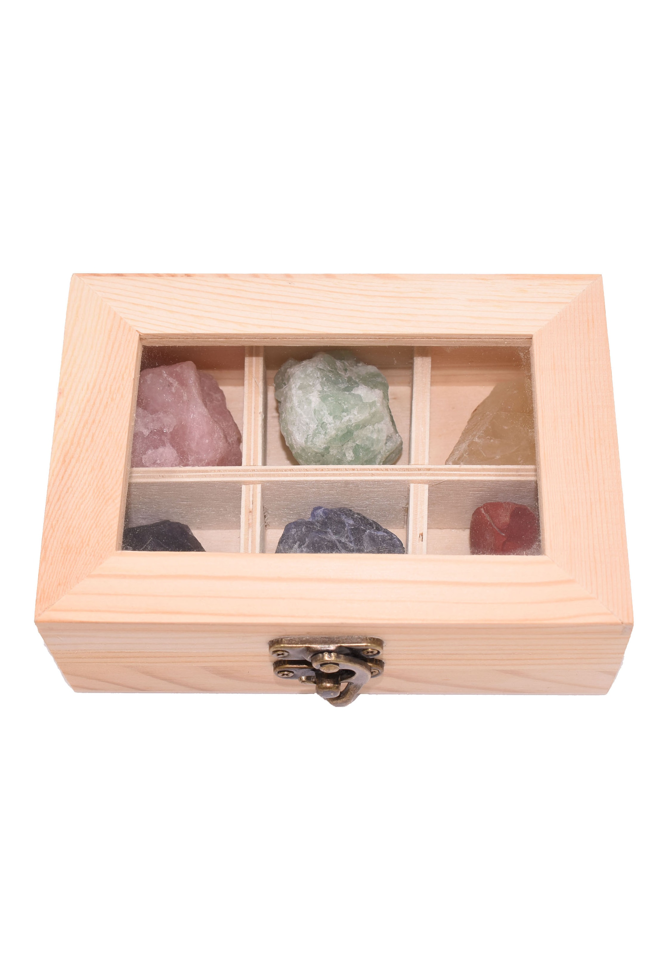 Firetti Edelstein Bergkristall Box«, BAUR (Set, 7 roter Aventurin, Amethyst, Jaspis, St.), | Rosenquarz, »Schmuck Geschenk, Sodalith, Wassersteine