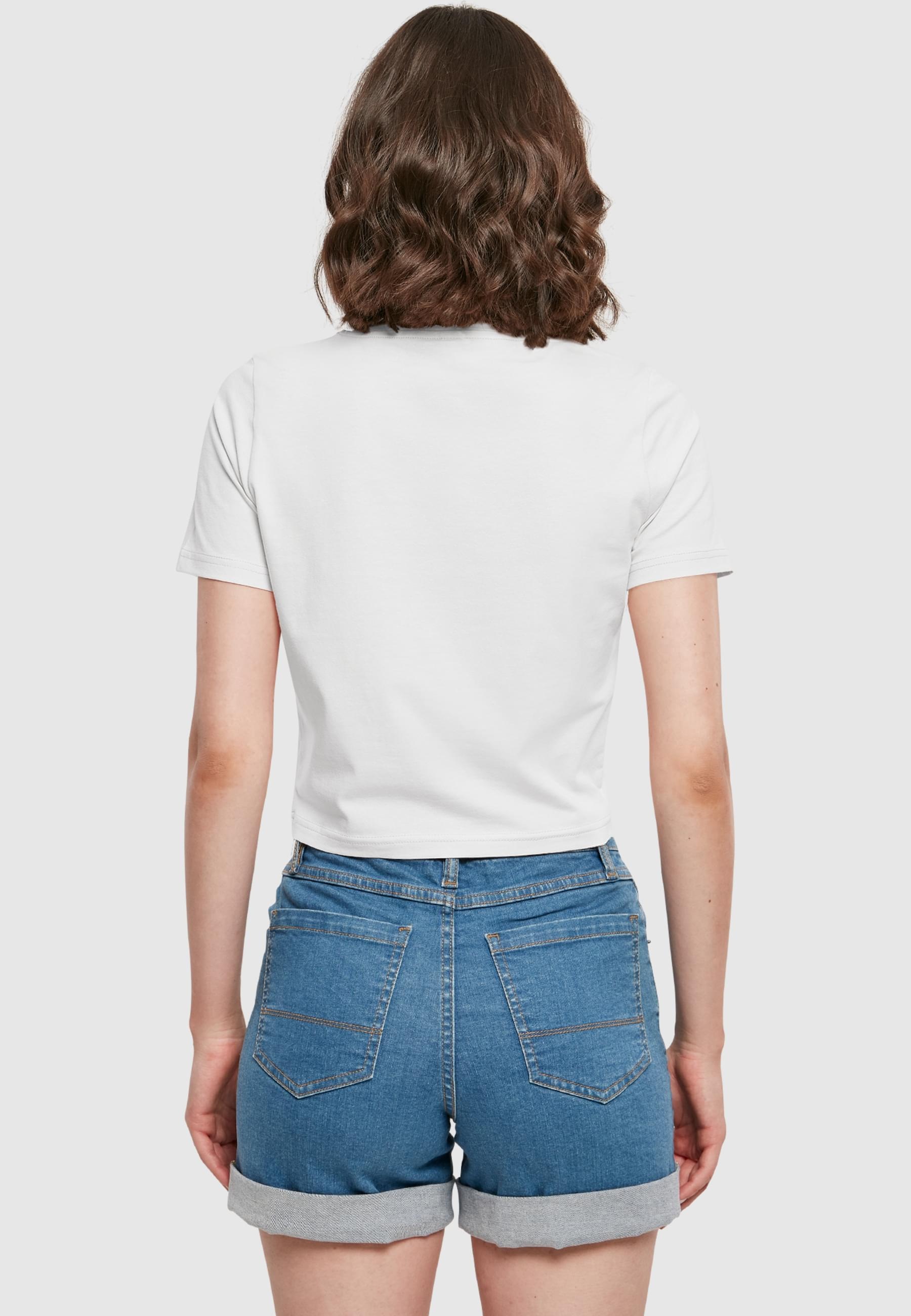 Merchcode T-Shirt »Merchcode Ladies Life Cropped Tee«, (1 tlg.)