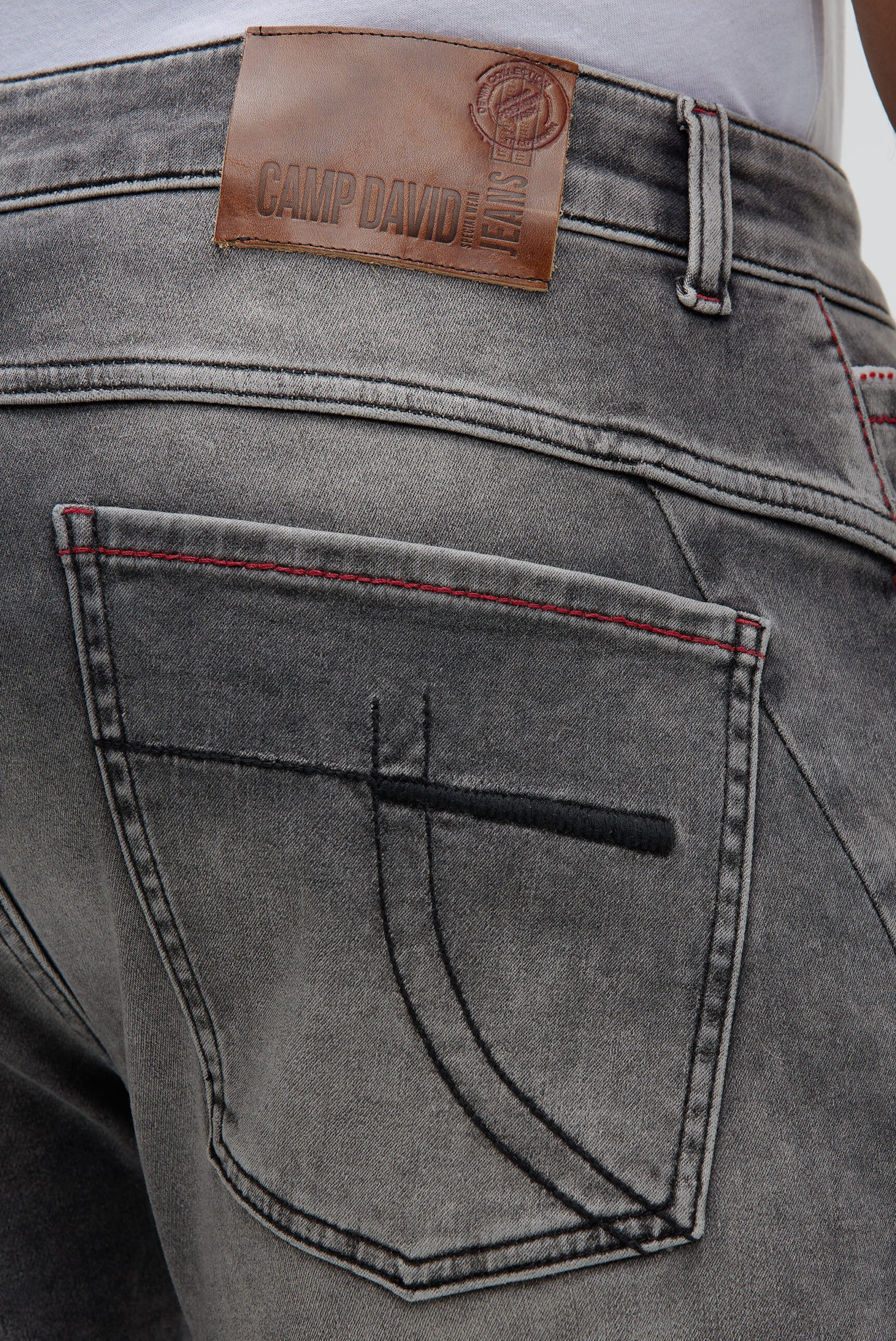 CAMP DAVID Comfort-fit-Jeans mit zwei Leibhöhen