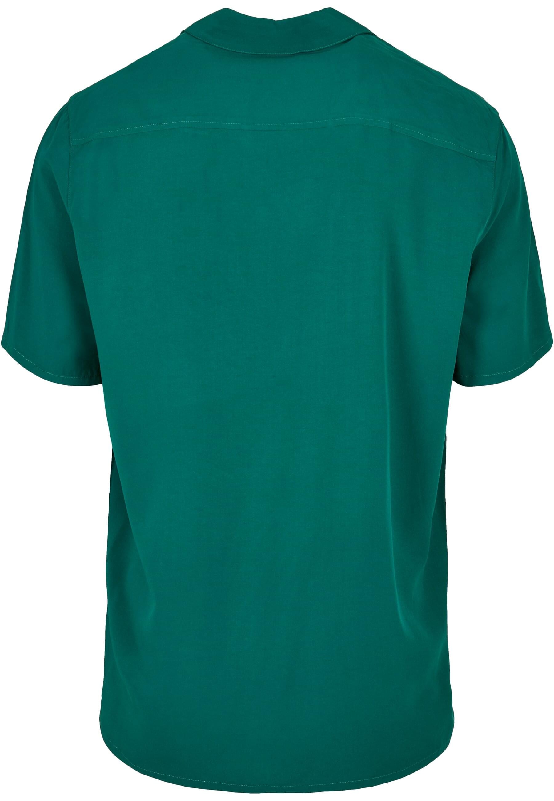 URBAN CLASSICS Langarmhemd »Urban Classics Herren Viscose Camp Shirt«, (1 tlg.)