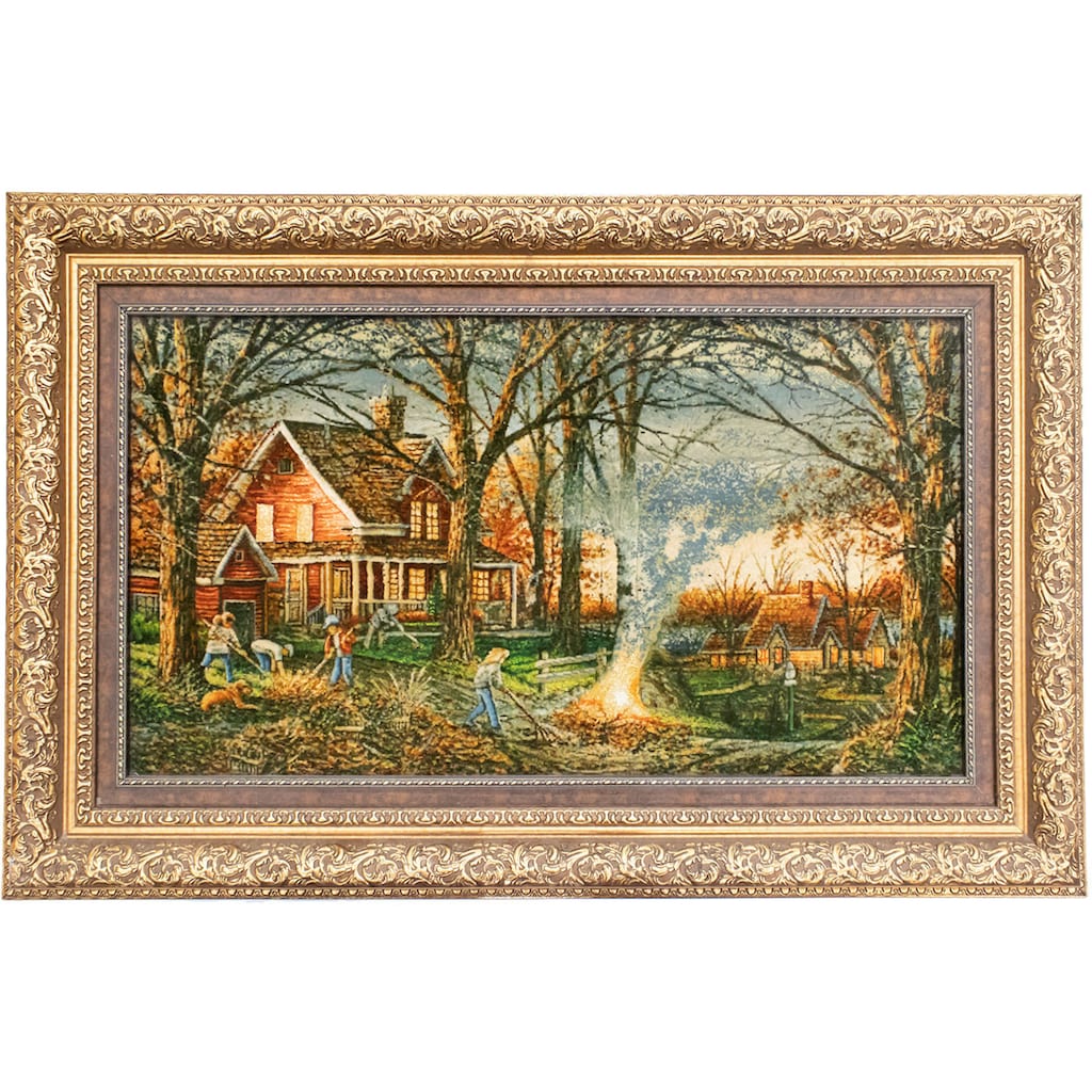 morgenland Wandteppich »Bild-Teppich Figurativ 102 x 62 cm«, rechteckig