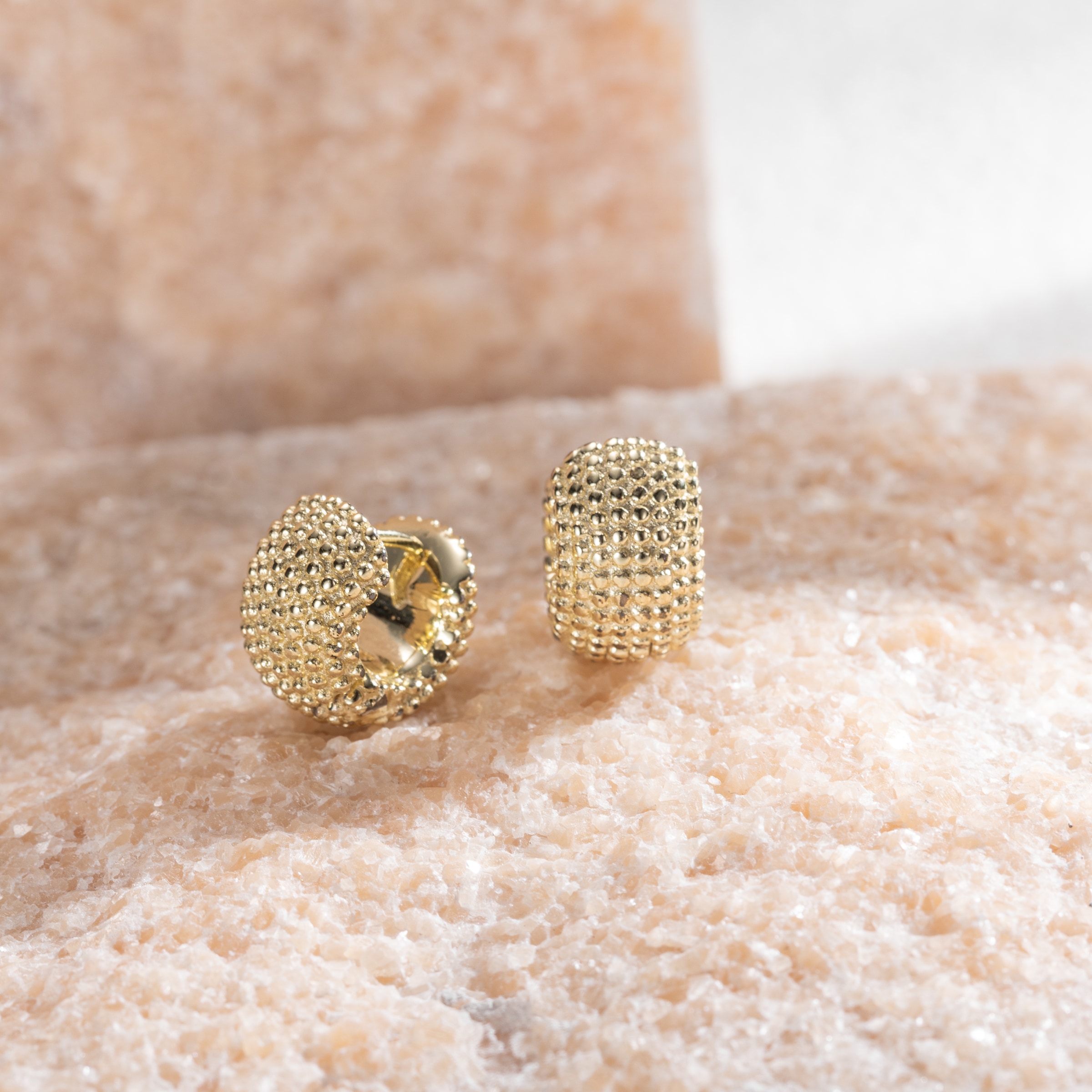 Firetti Paar Creolen »Schmuck Geschenk Edelstahl Ohrschmuck Ohrringe Kügelchen«