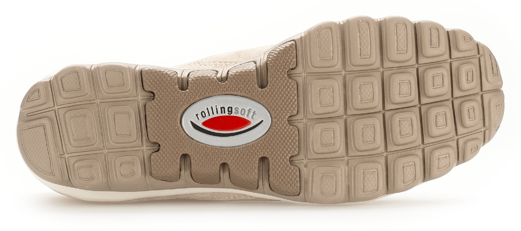 Gabor Rollingsoft Keilsneaker, Freizeitschuh, Halbschuh, Schnürschuh mit OPTIFIT-Wechselfußbett