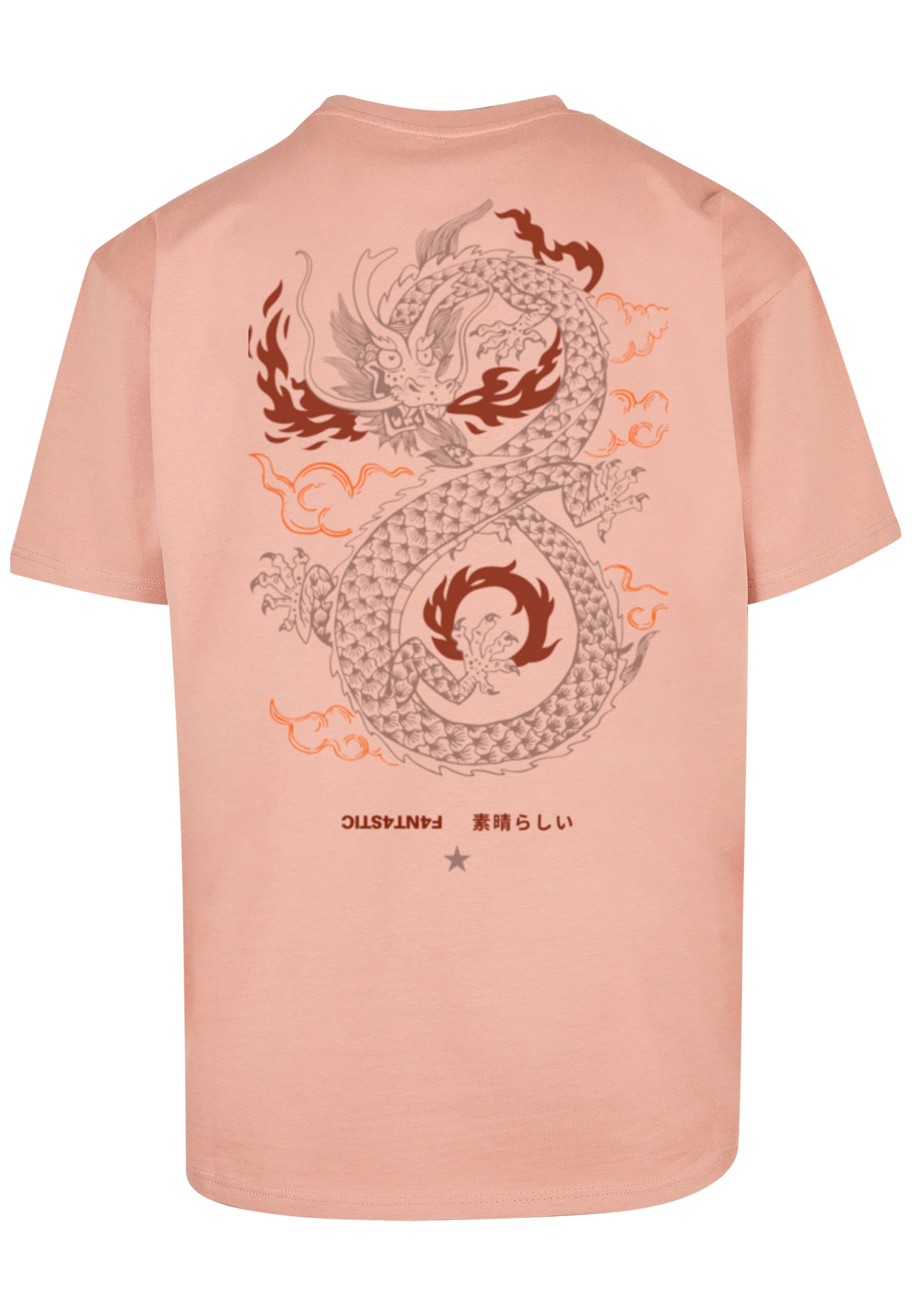 F4NT4STIC T-Shirt »Drache Feuer Japan«, Print