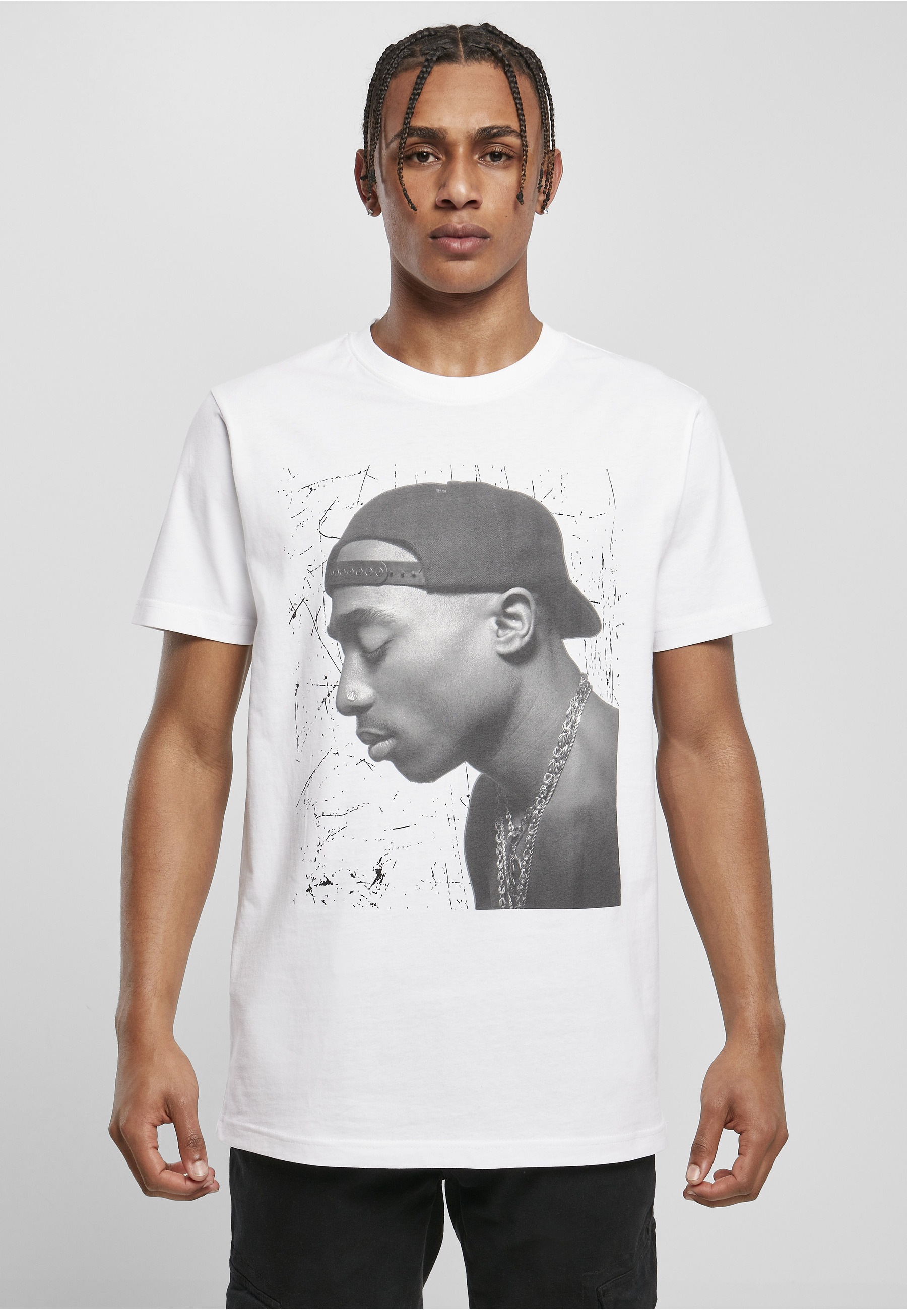 Merchcode T-Shirt »Merchcode Herren Tupac Cracked Background Tee« 1 Stk.
