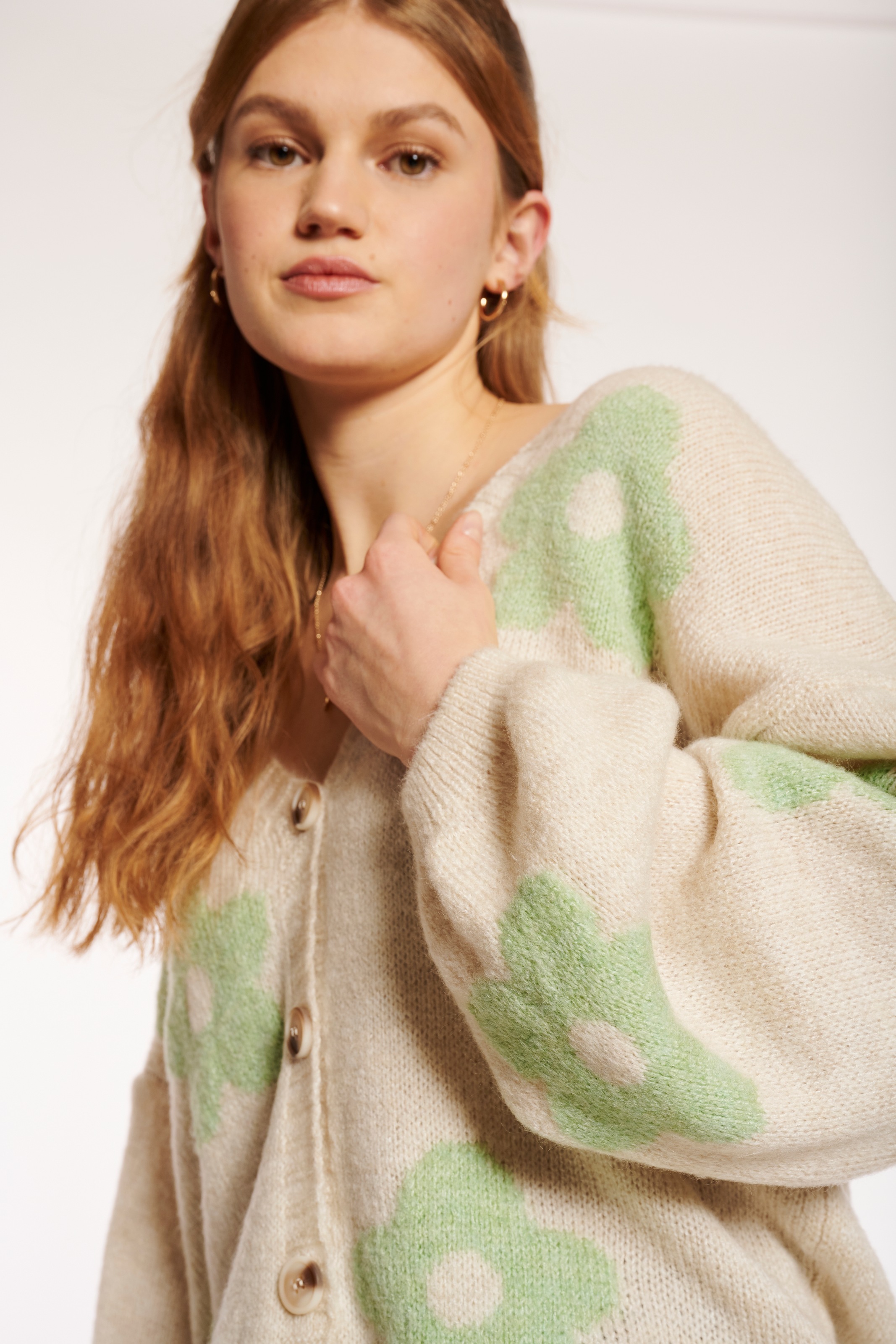 HaILY’S Strickjacke »LS A CD Fl44ower«