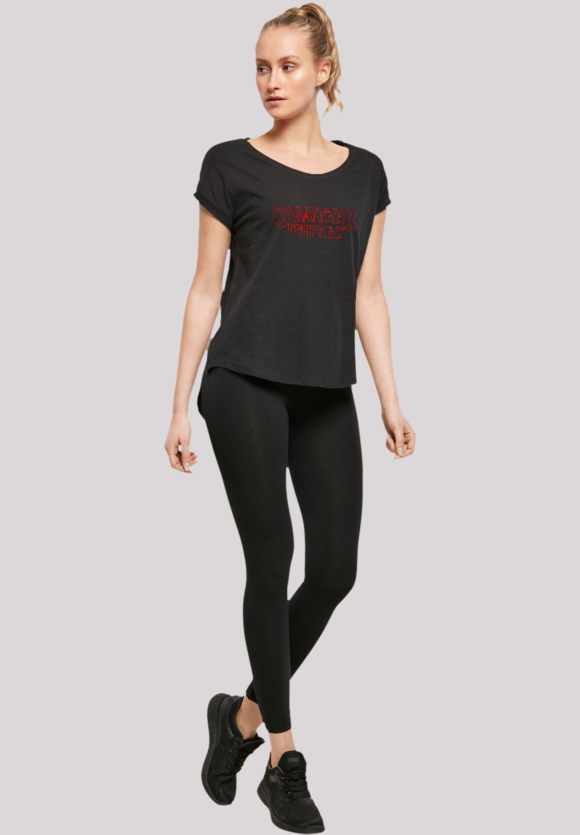 F4NT4STIC T-Shirt »Stranger Things Glow Logo Netflix TV Series«, Premium Qualität