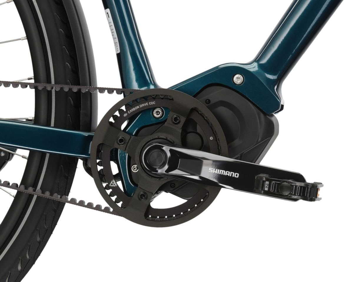 Kross »E-Citybike Sentio Hybrid 5.0 28 Zoll blau« 7 Gang Shimano NEXUS Schaltwerk Nabenschaltung Mittelmotor 250 W Pedelec, Elektrofahrrad für Damen und Herren