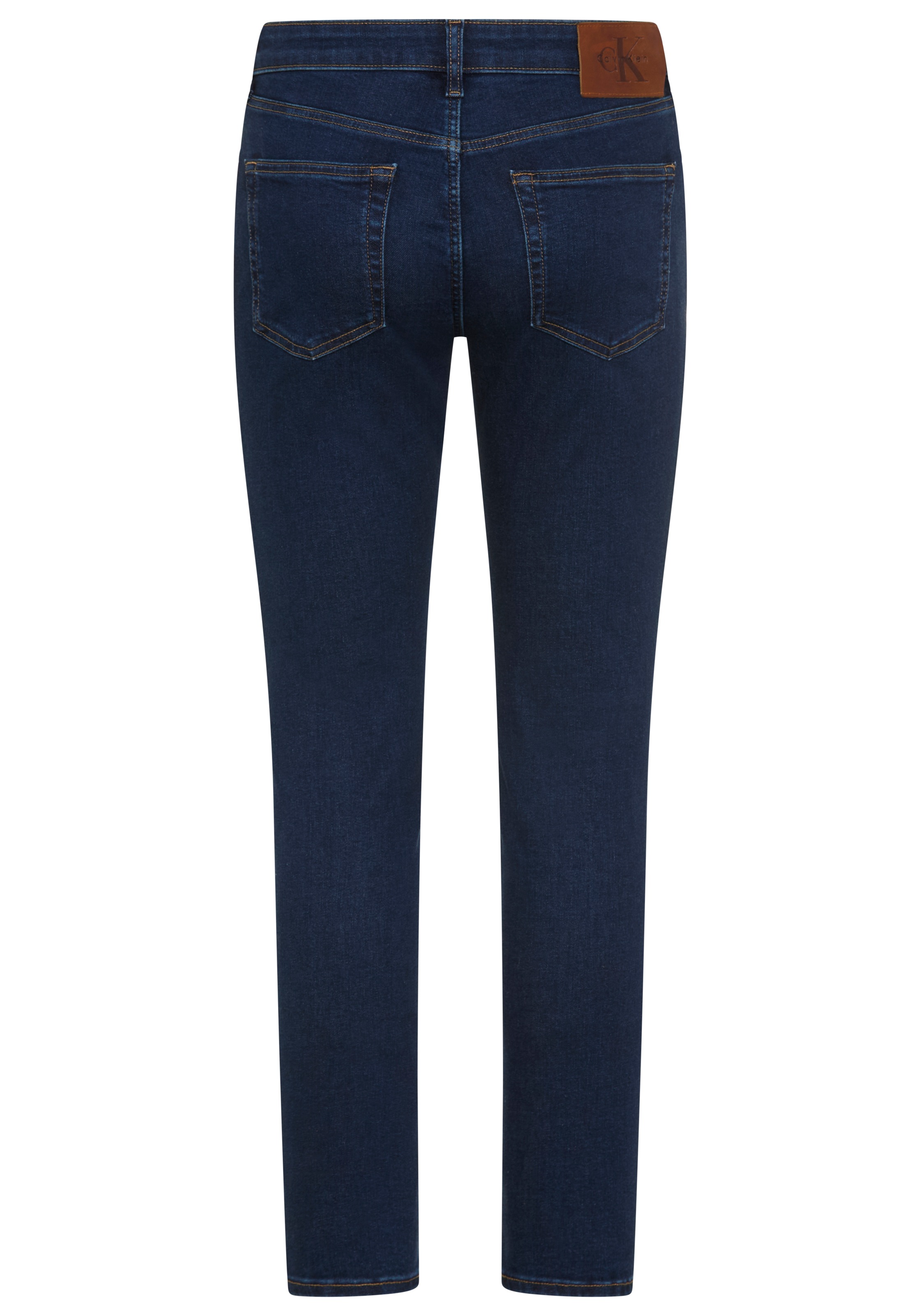 Calvin Klein Jeans Skinny-fit-Jeans "SKINNY" mit Leder-Badge günstig online kaufen