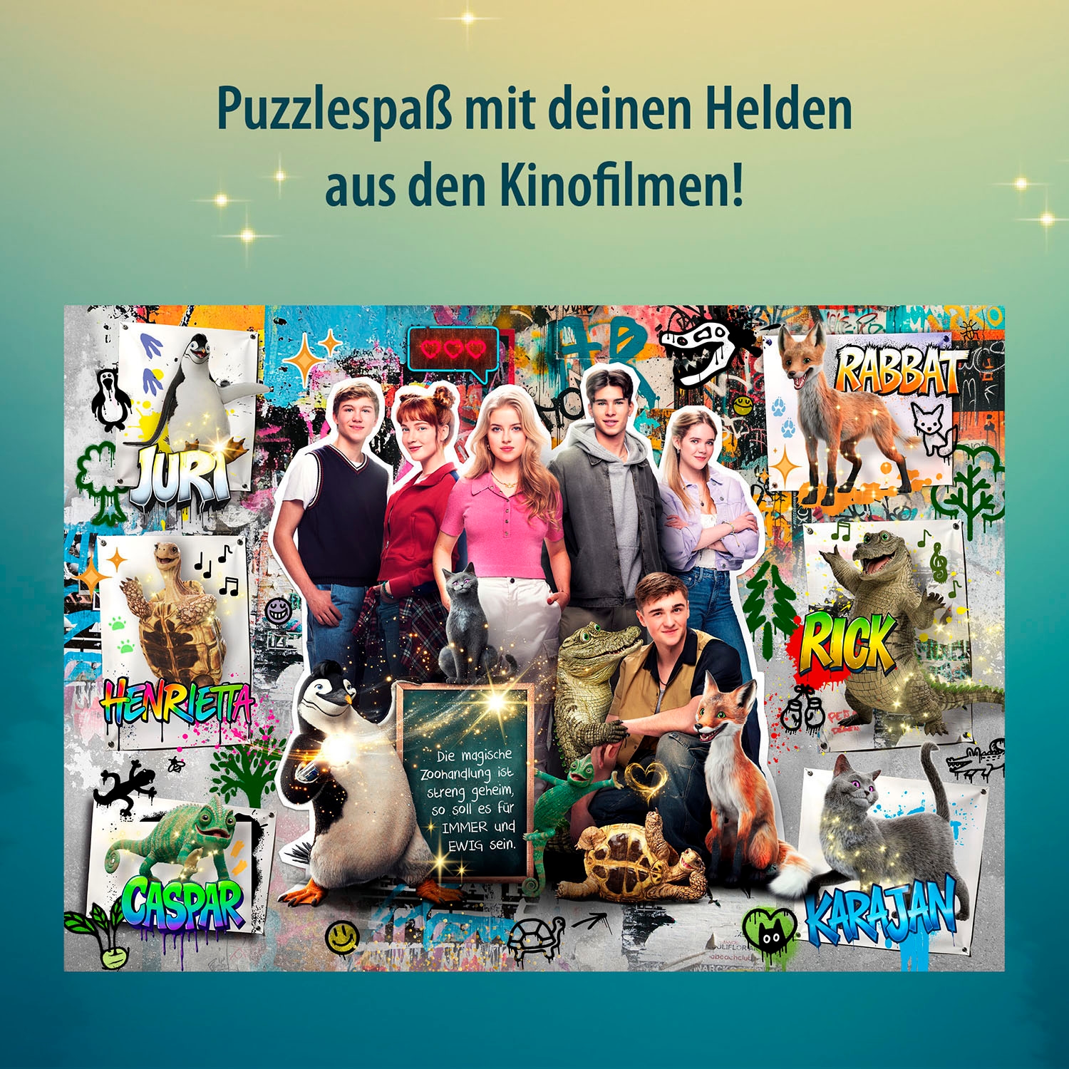 Kosmos Puzzle »Die Schule der magischen Tiere, Teamwork« Made in Germany