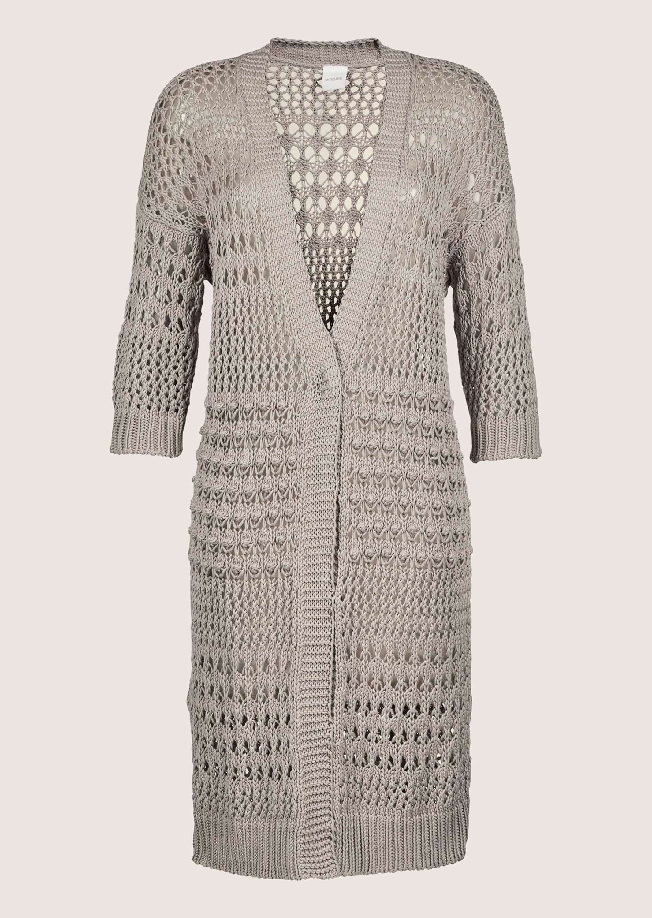 MADELEINE Strickjacke "Strickjacke Lange Strickjacke mit Ajour-Muster" günstig online kaufen